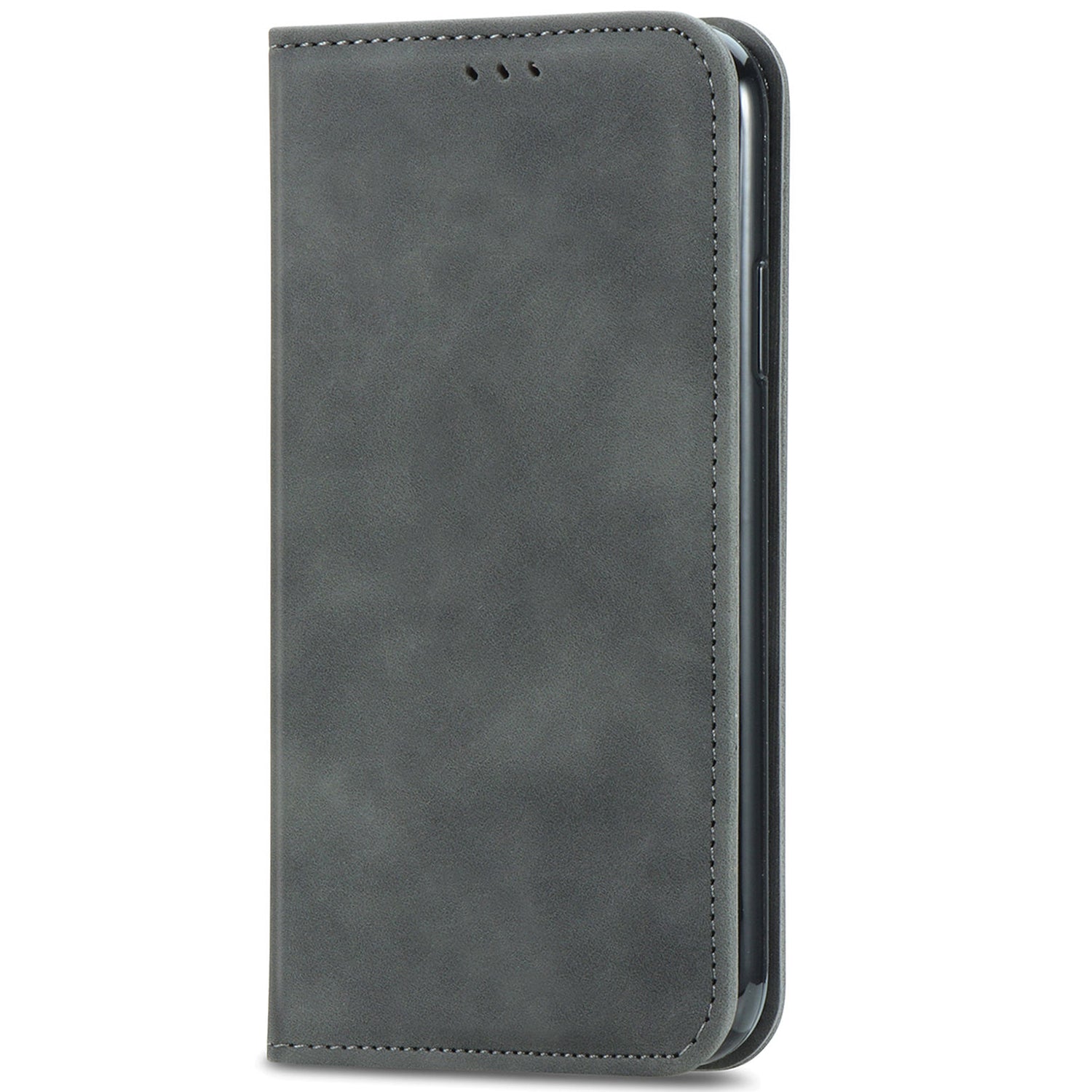 For Samsung Galaxy A13 4G Cell Phone Case Skin Touch Magnetic Closing Stand Cover