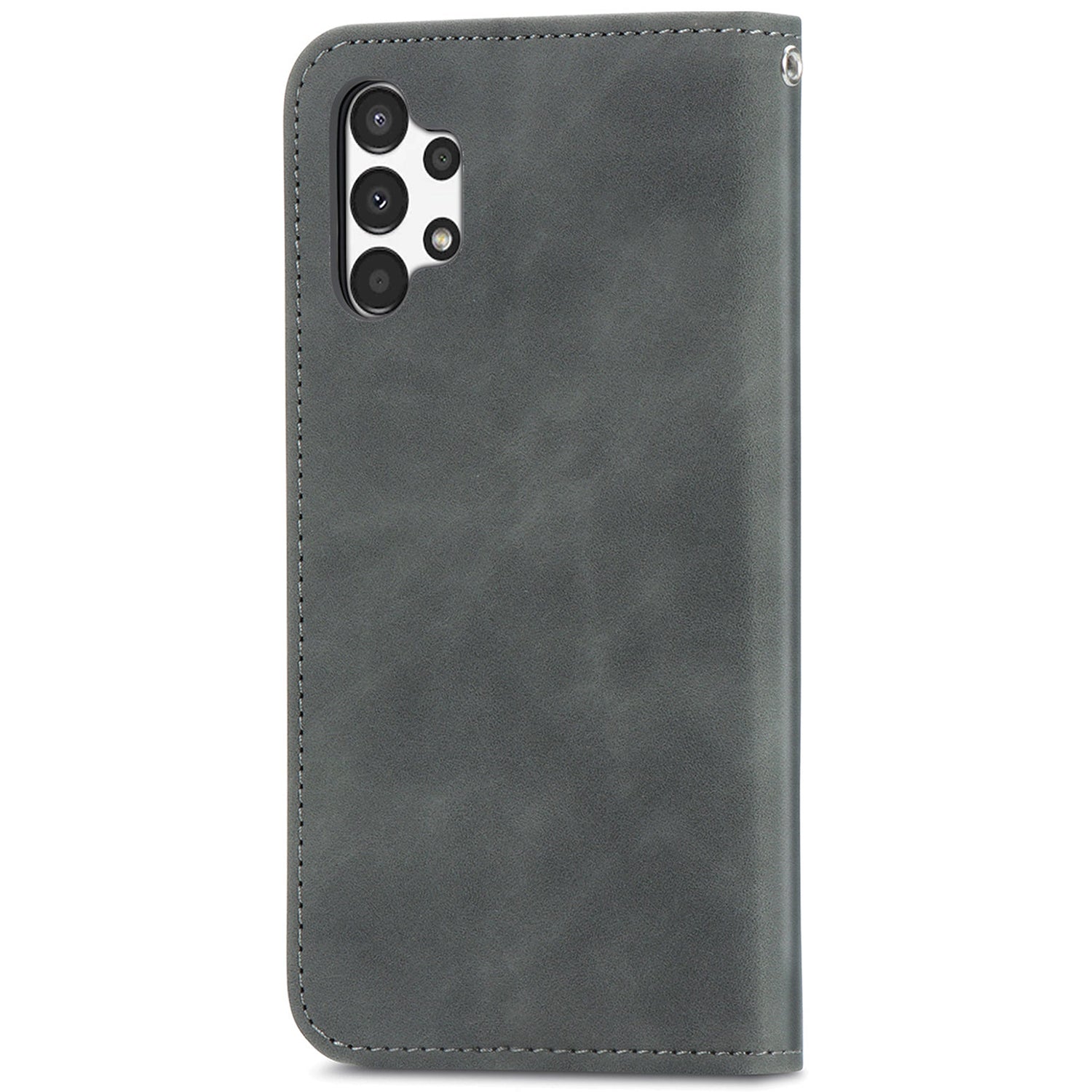 For Samsung Galaxy A13 4G Cell Phone Case Skin Touch Magnetic Closing Stand Cover