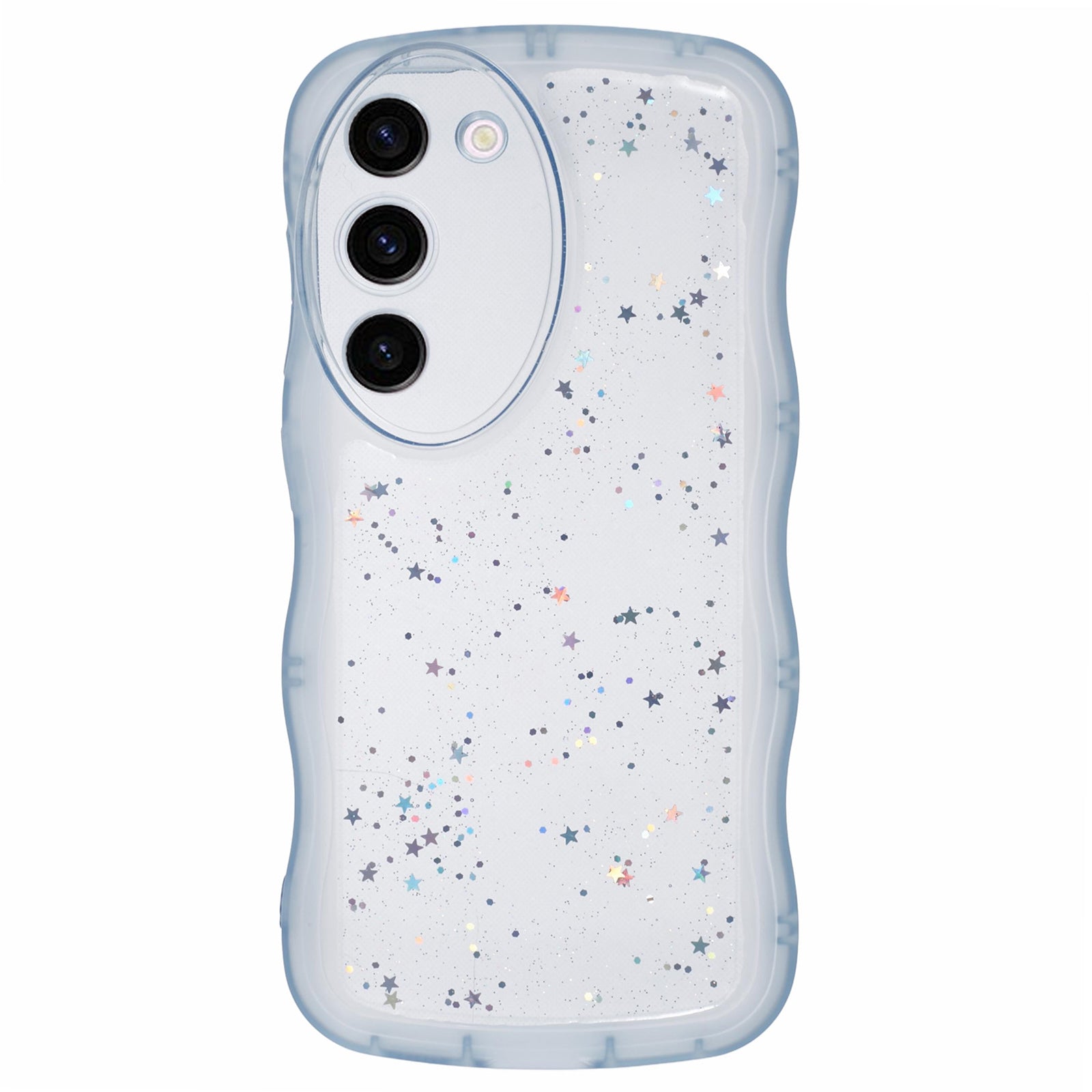 JTW Series for Samsung Galaxy S23 TPU Case Wavy Edge Epoxy Anti-Drop Phone Cover