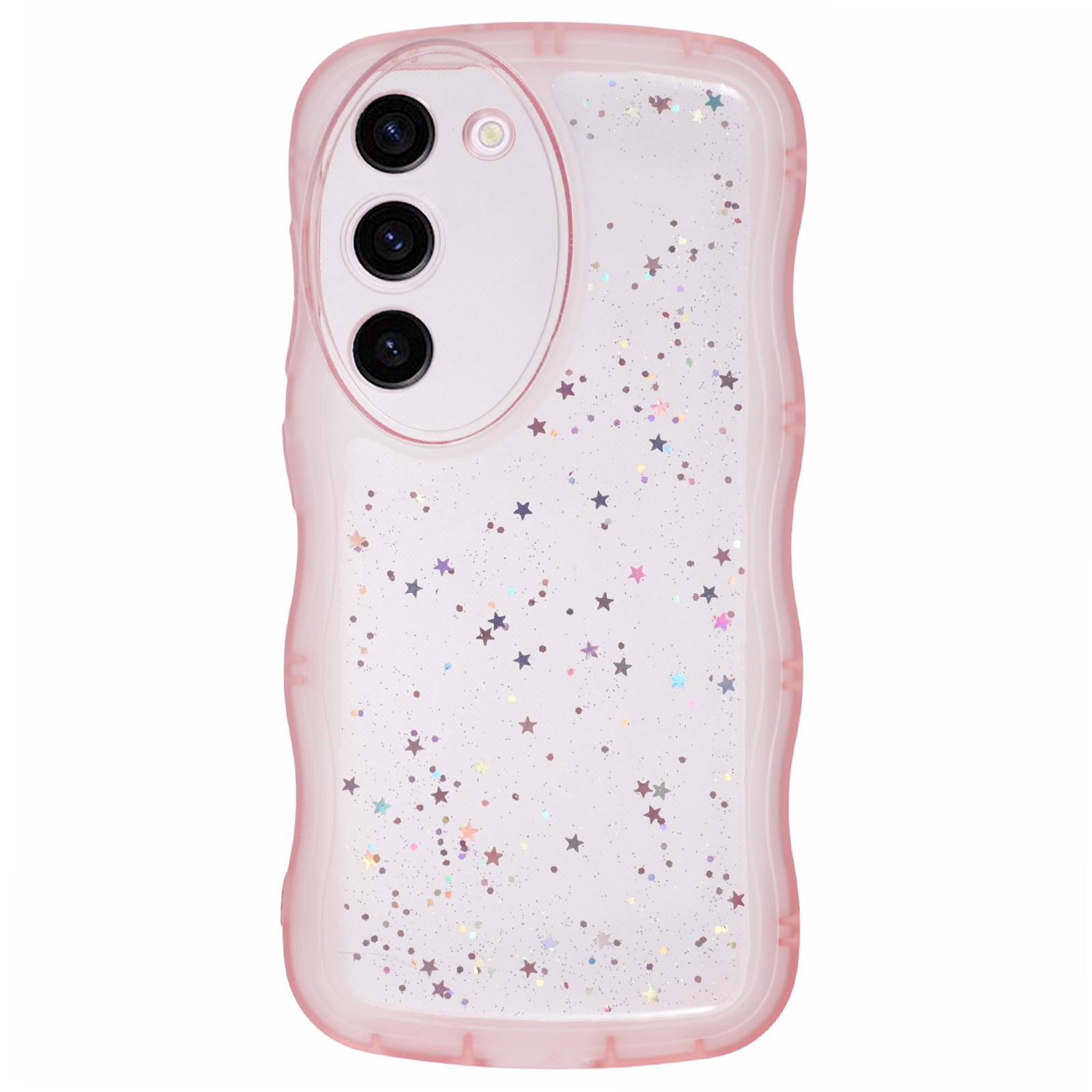 JTW Series for Samsung Galaxy S23 TPU Case Wavy Edge Epoxy Anti-Drop Phone Cover