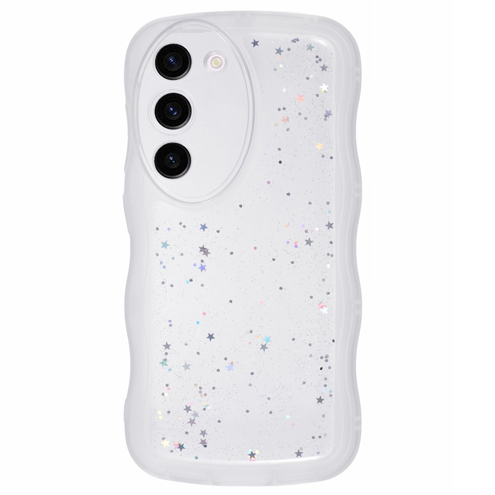 JTW Series for Samsung Galaxy S23 TPU Case Wavy Edge Epoxy Anti-Drop Phone Cover