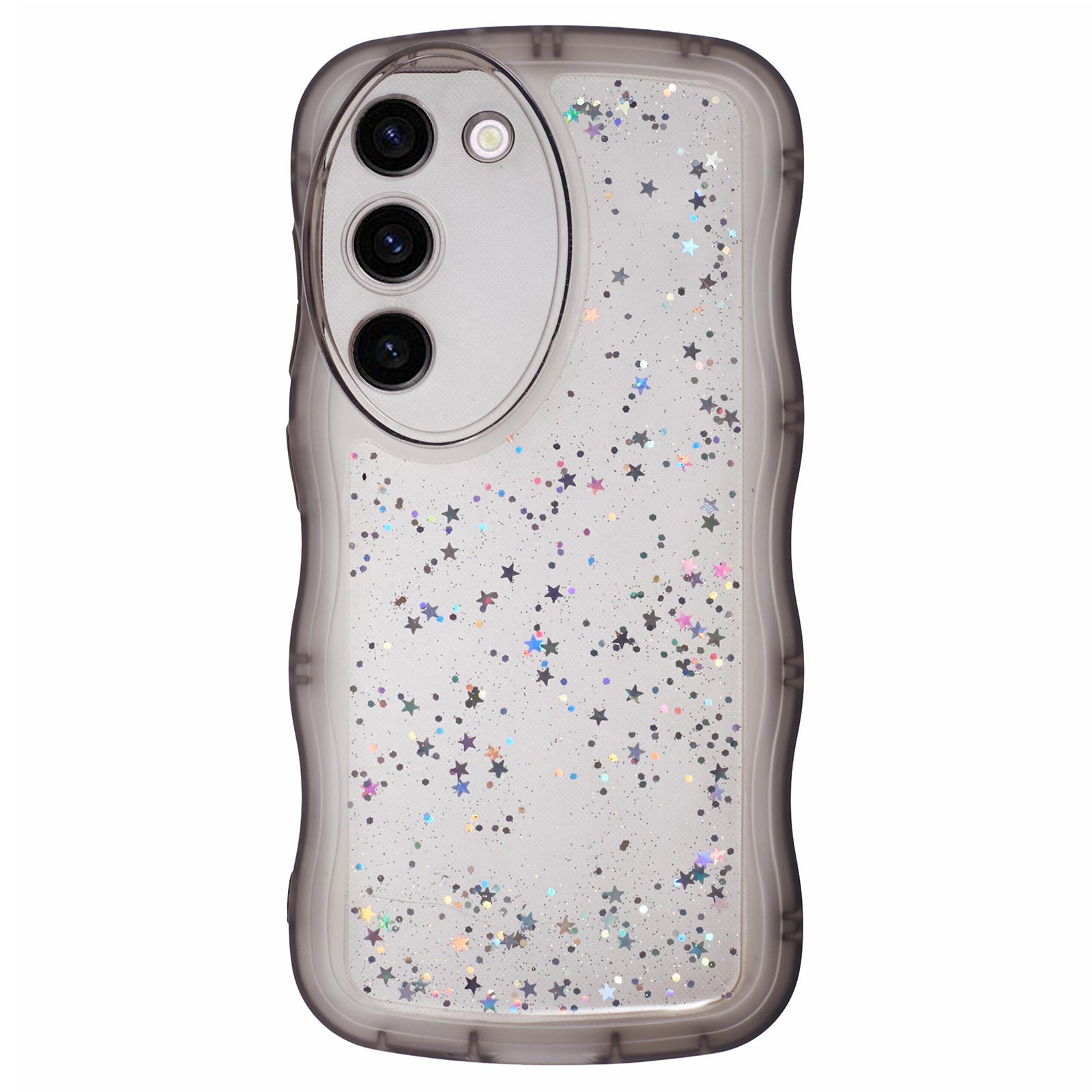 JTW Series for Samsung Galaxy S23 TPU Case Wavy Edge Epoxy Anti-Drop Phone Cover