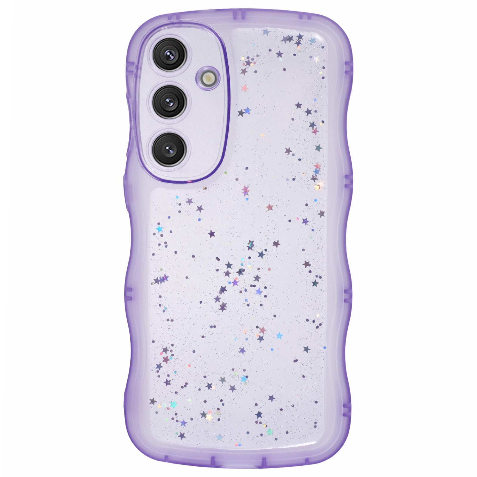 JTW Series for Samsung Galaxy S24+ TPU Case Wavy Edge Epoxy Slim Phone Cover