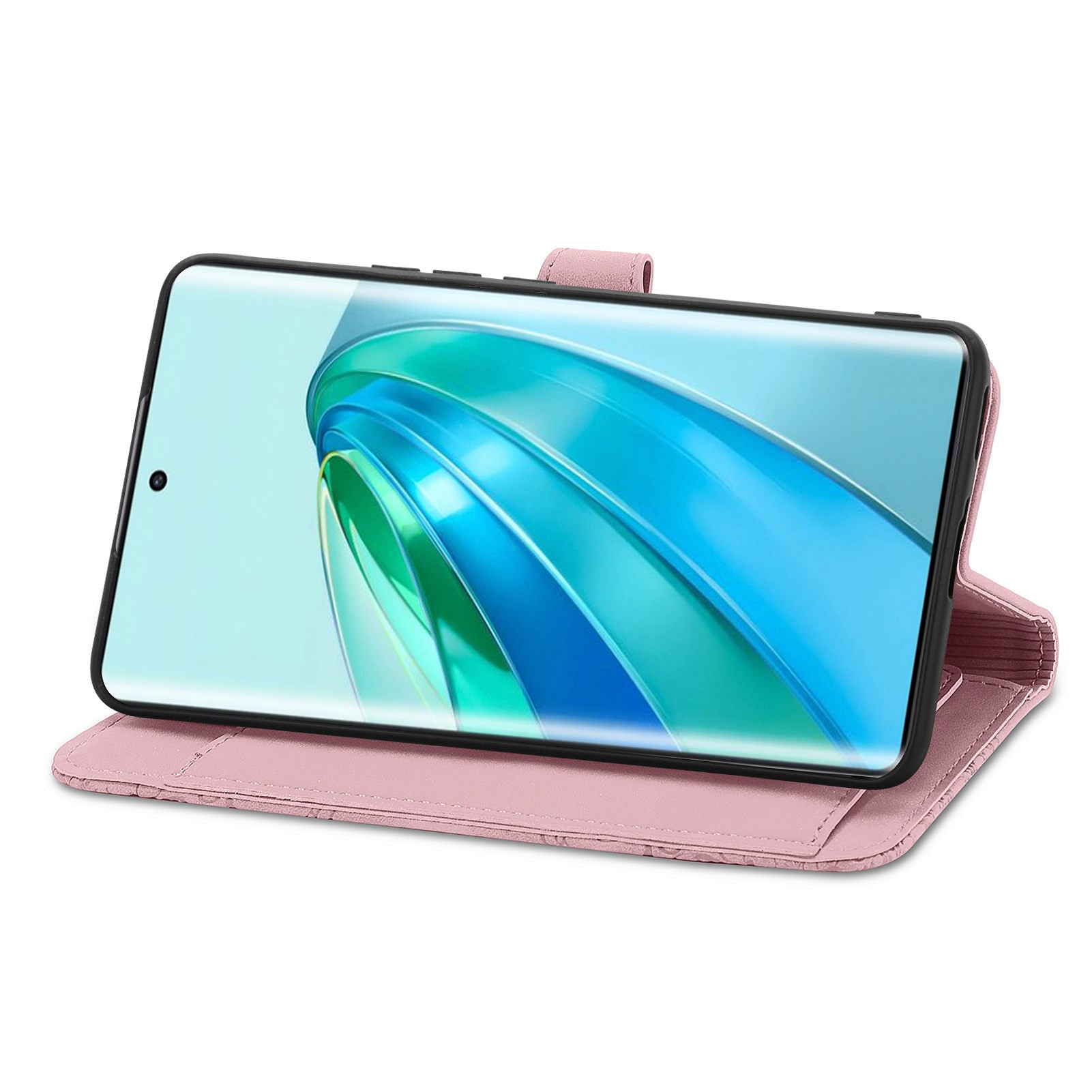 For Honor X40 5G / Magic5 Lite 5G / X9a 5G Case Magnetic Flower Imprinted Phone Wallet Cover