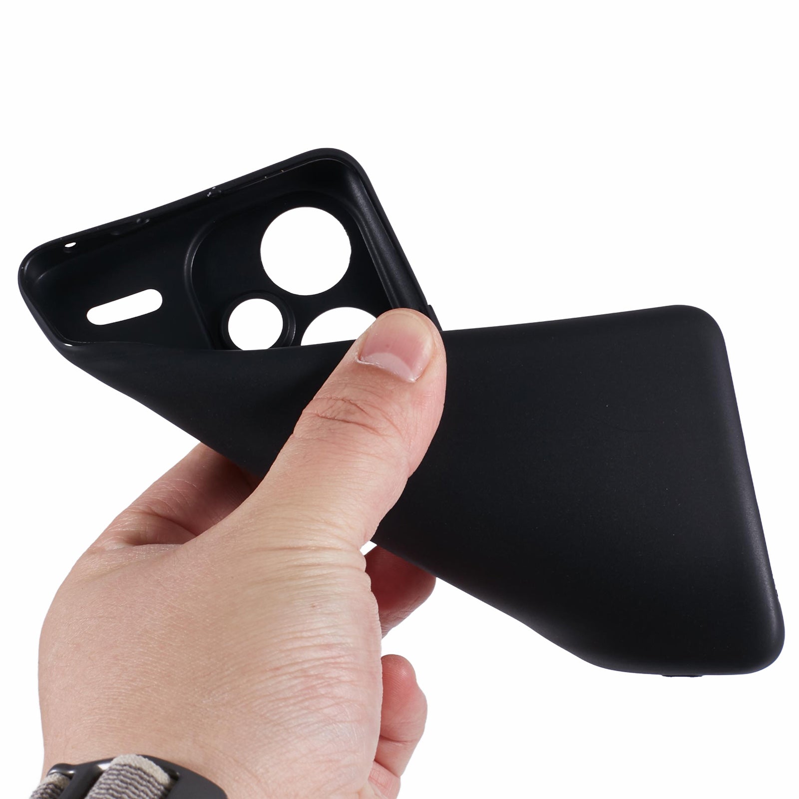 For Xiaomi Redmi Note 13 Pro+ 5G Phone Case Glossy Surface Soft TPU Back Cover