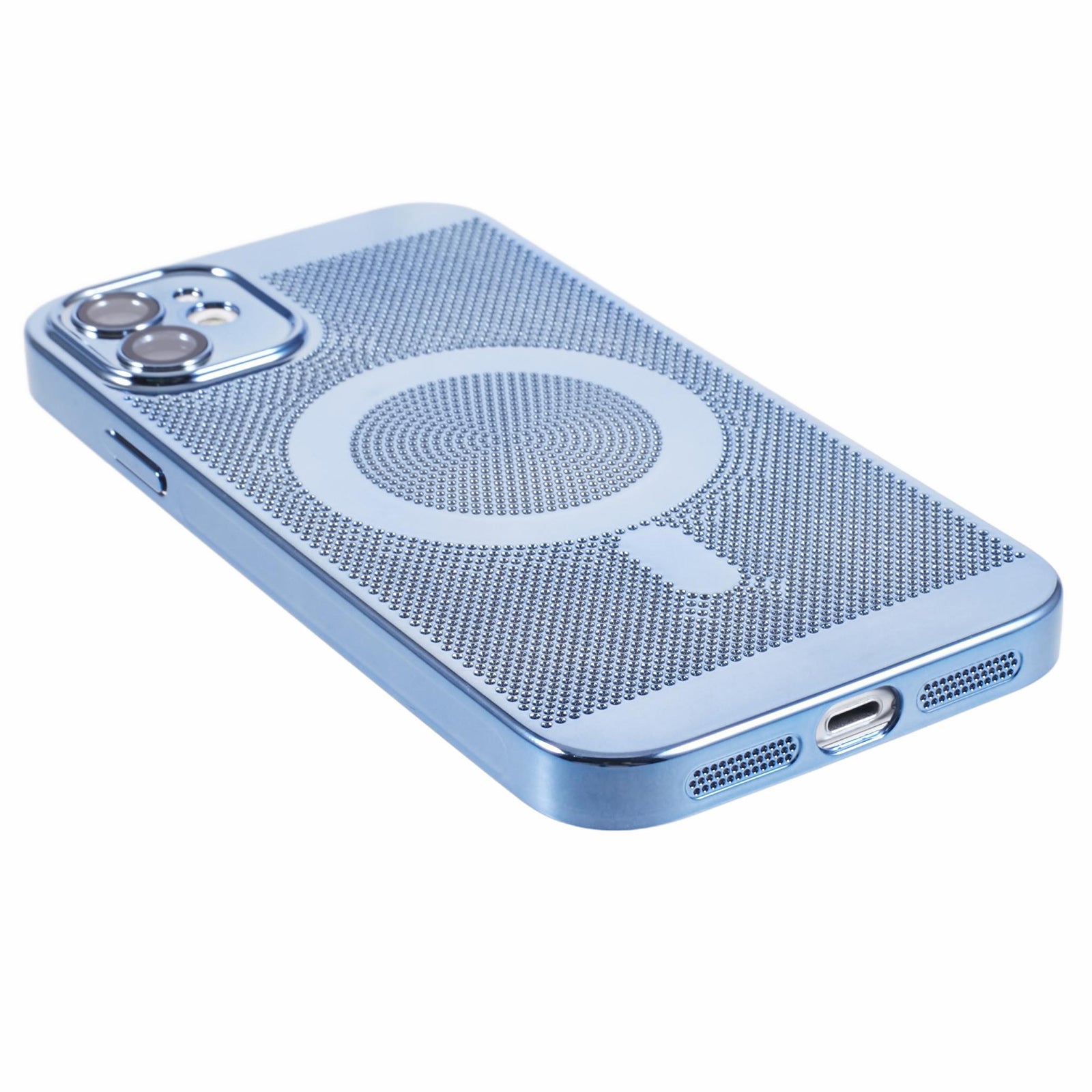 SY Series For iPhone 12 Magnetic Case Heat Dissipation Lens Film PC Phone Cover