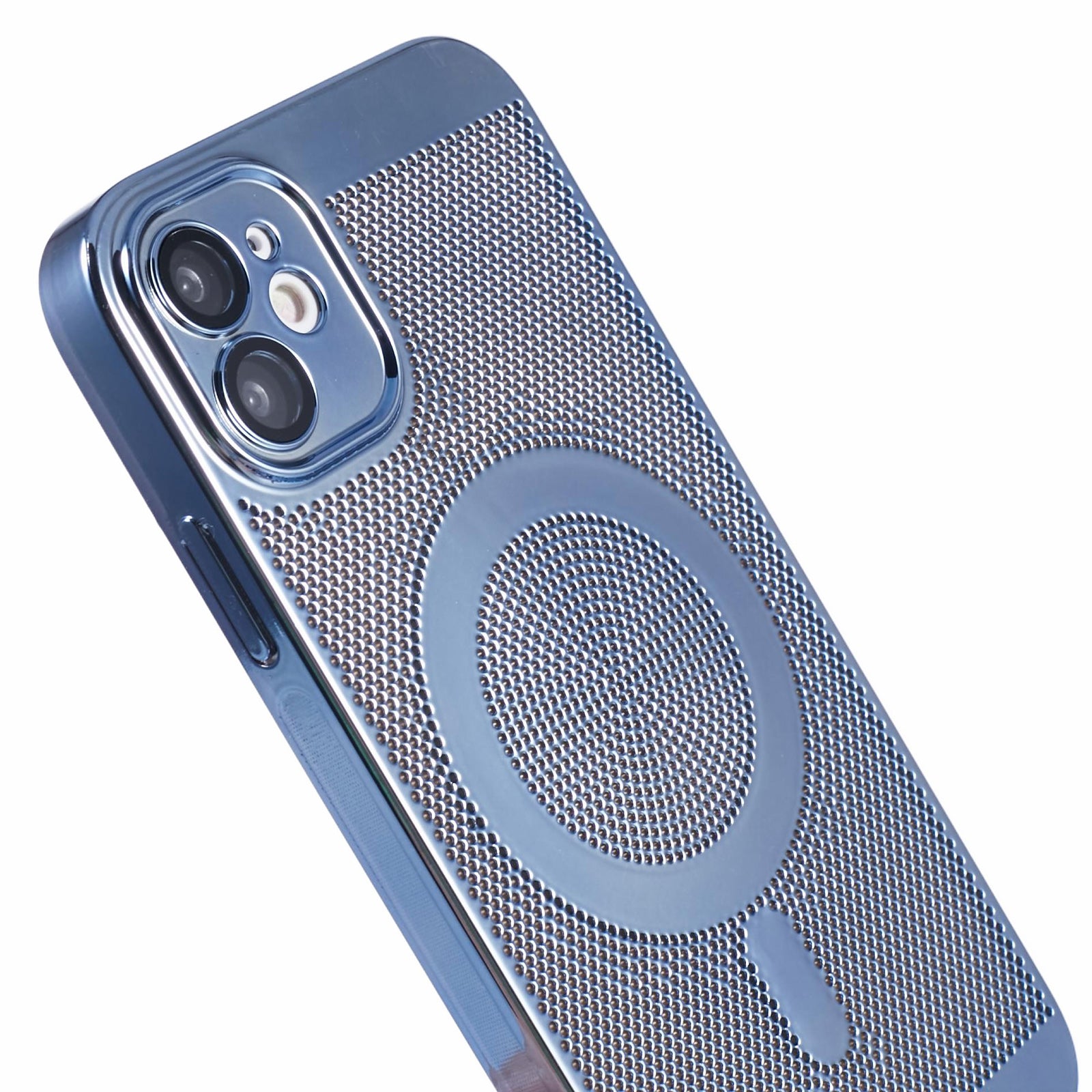 SY Series For iPhone 12 Magnetic Case Heat Dissipation Lens Film PC Phone Cover