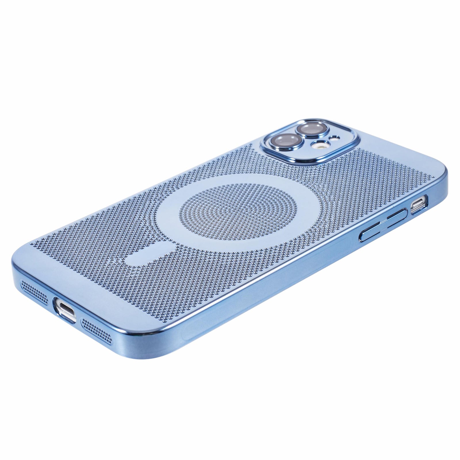 SY Series For iPhone 11 Case Hard PC Electroplating Heat Dissipation Magnetic Phone Cover