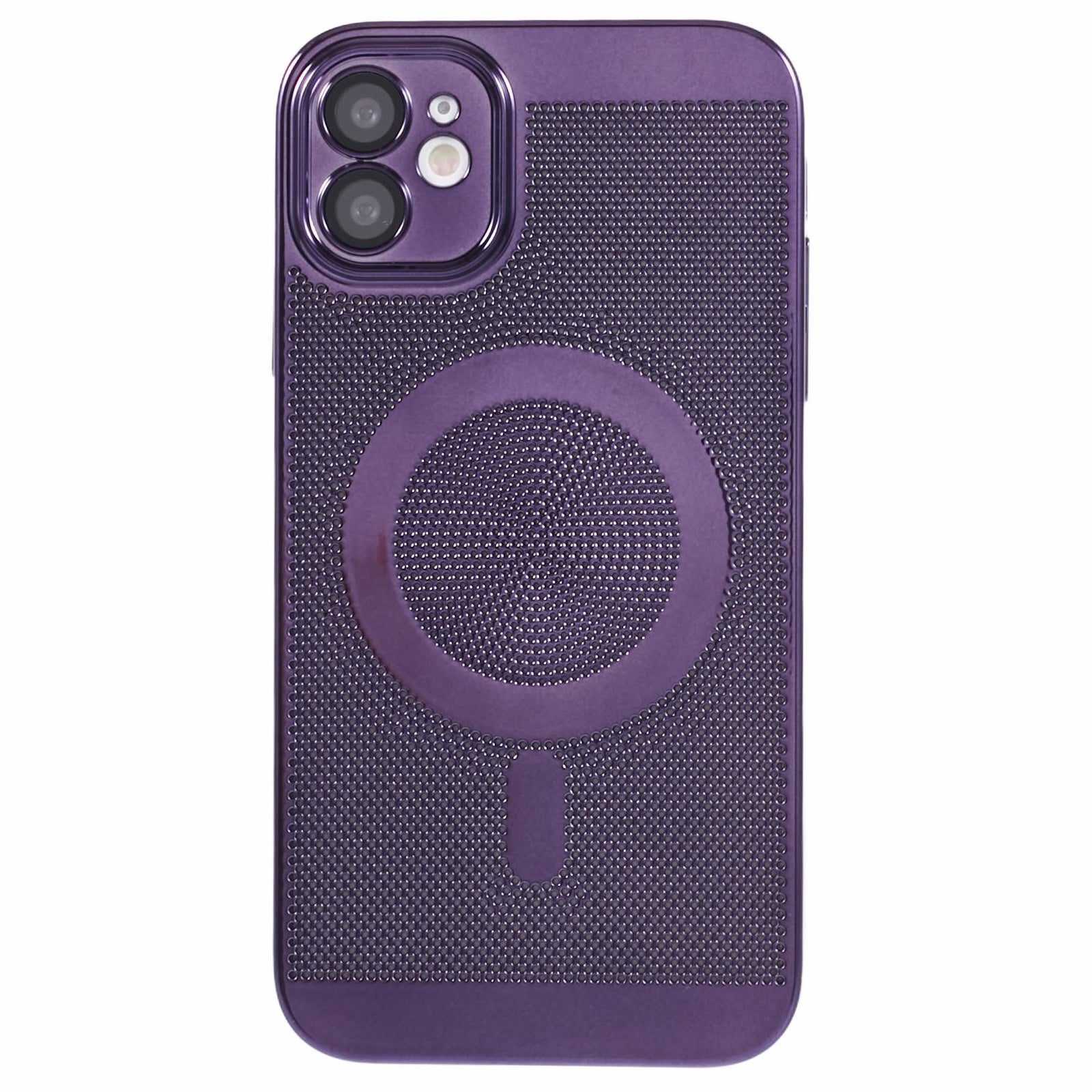 SY Series For iPhone 11 Case Hard PC Electroplating Heat Dissipation Magnetic Phone Cover