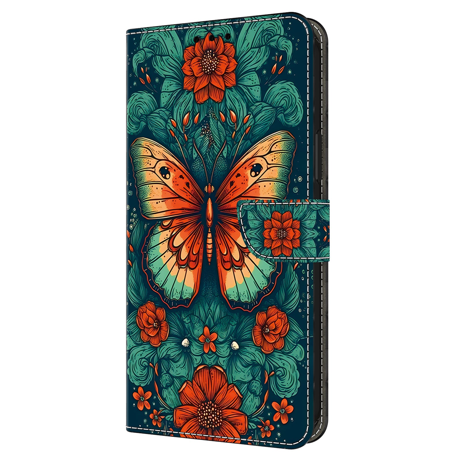 For Google Pixel 9 Case PU Leather Wallet Flip Phone Cover Pattern Printing