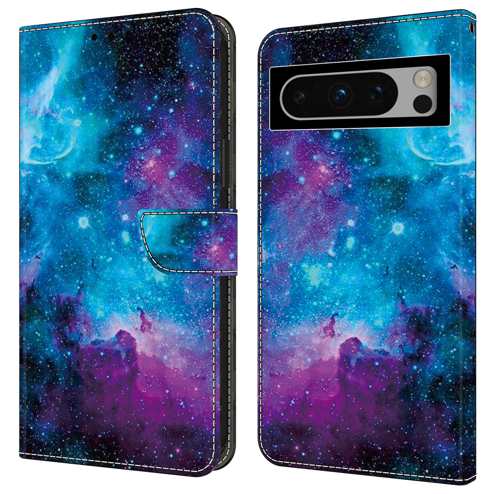 For Google Pixel 9 Case PU Leather Wallet Flip Phone Cover Pattern Printing