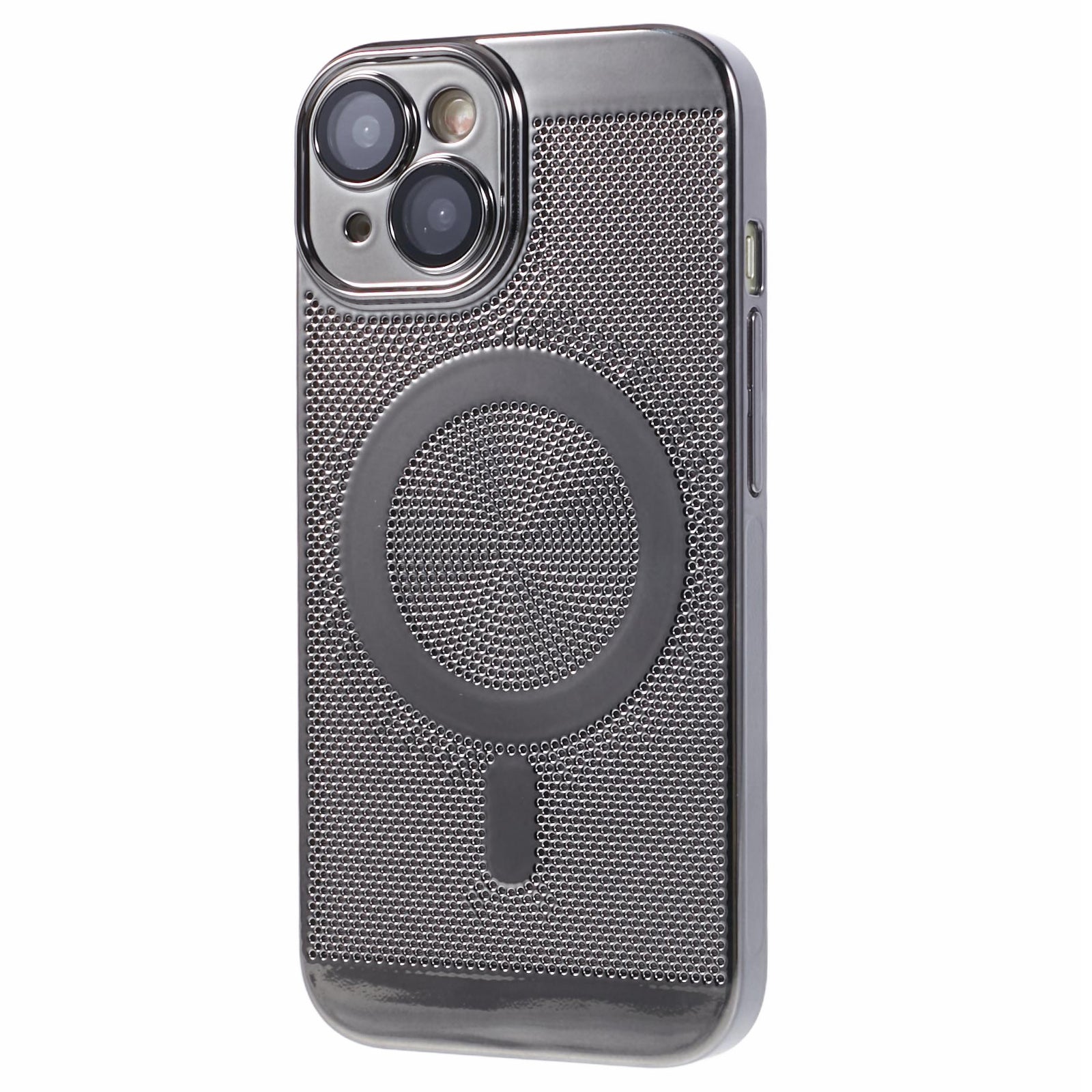 SY Series For iPhone 13 Magnetic Case Cooling Breathable Hard PC Phone Cover with Lens Film