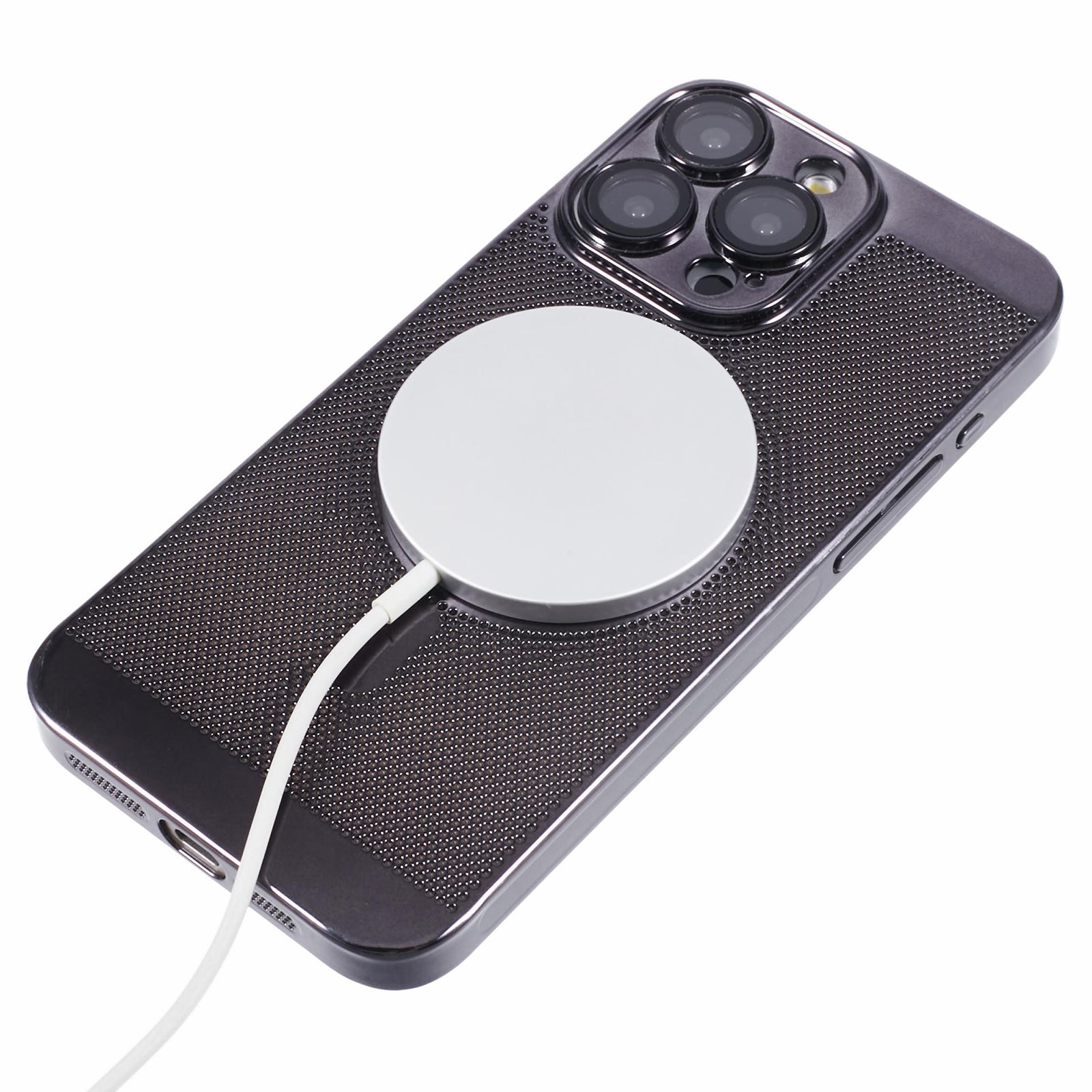 SY Series For iPhone 14 Pro PC Case Lens Protector Magnetic Phone Cover Heat Dissipation