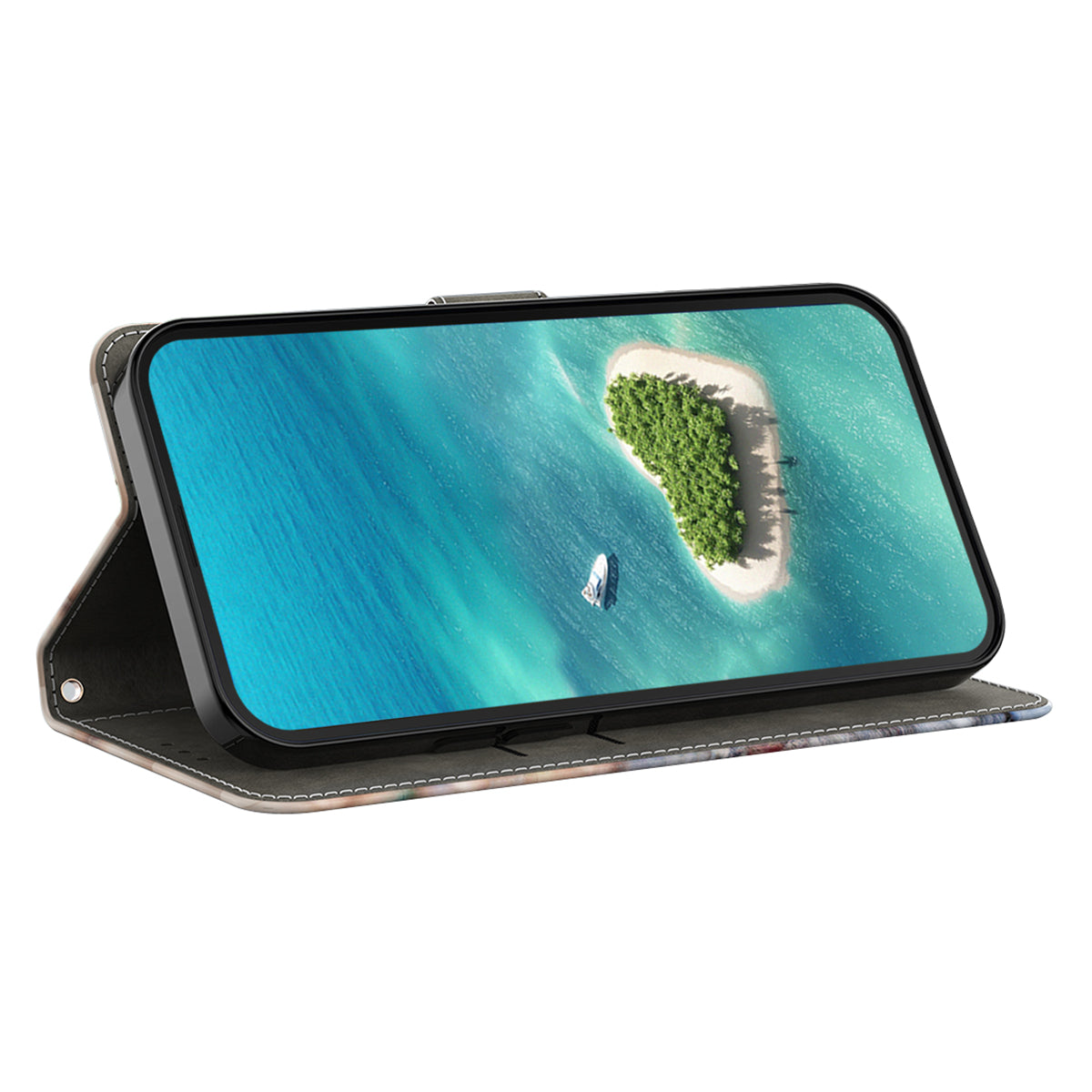 For Sony Xperia 10 V Magnetic Case PU Leather r Pattern Printing Phone Wallet Cover