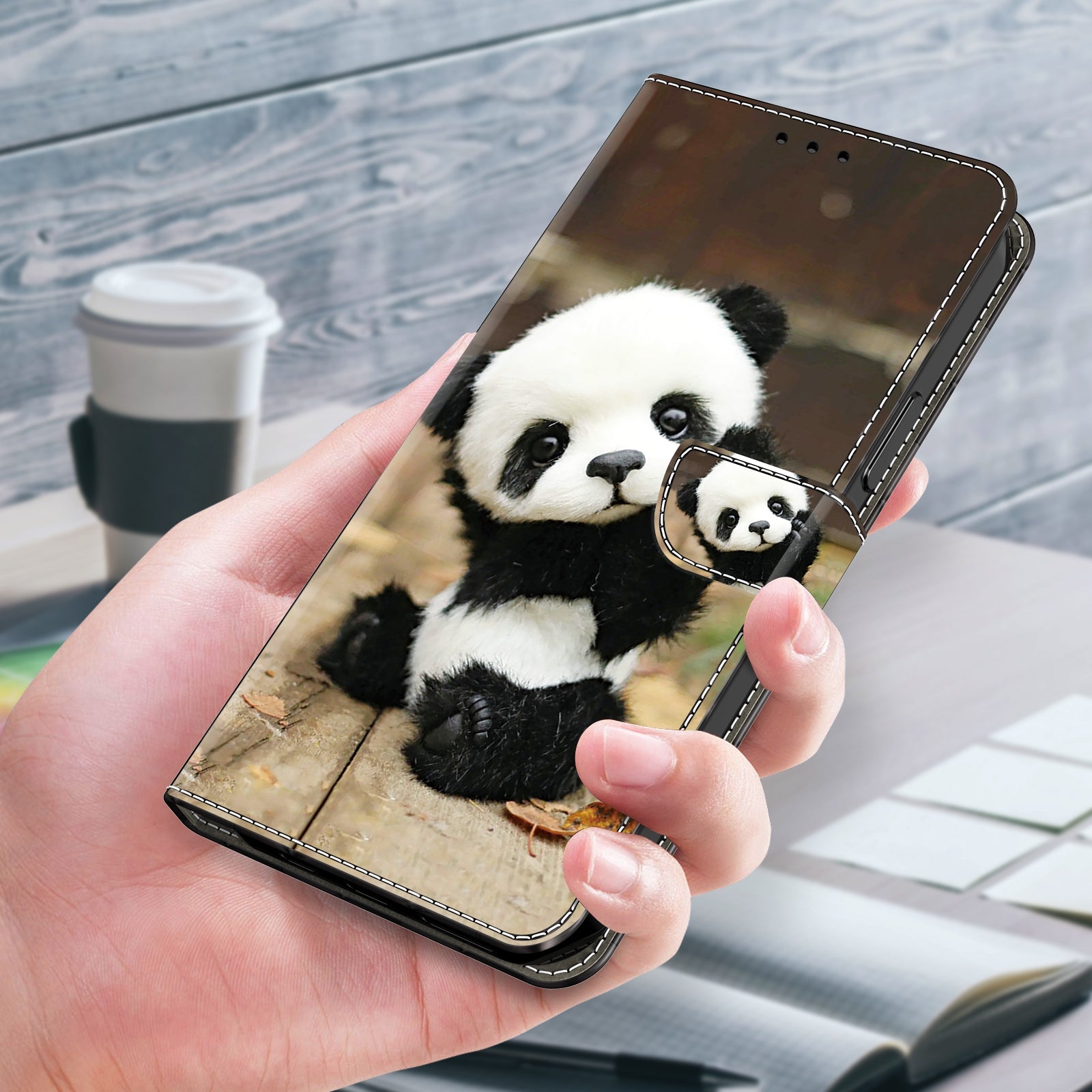 For Google Pixel 8 Pro Case Well-protected Pattern Printed Leather Stand Phone Wallet Cover