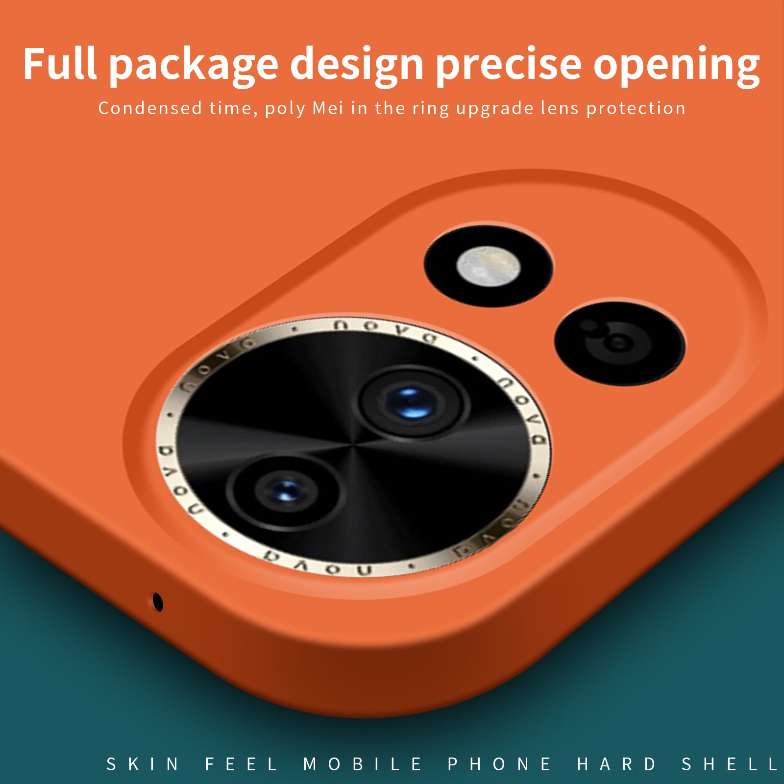 MOFI JK Qin Series For Huawei nova 12 5G Case Skin-Friendly Touch TPU+Acrylic Phone Cover