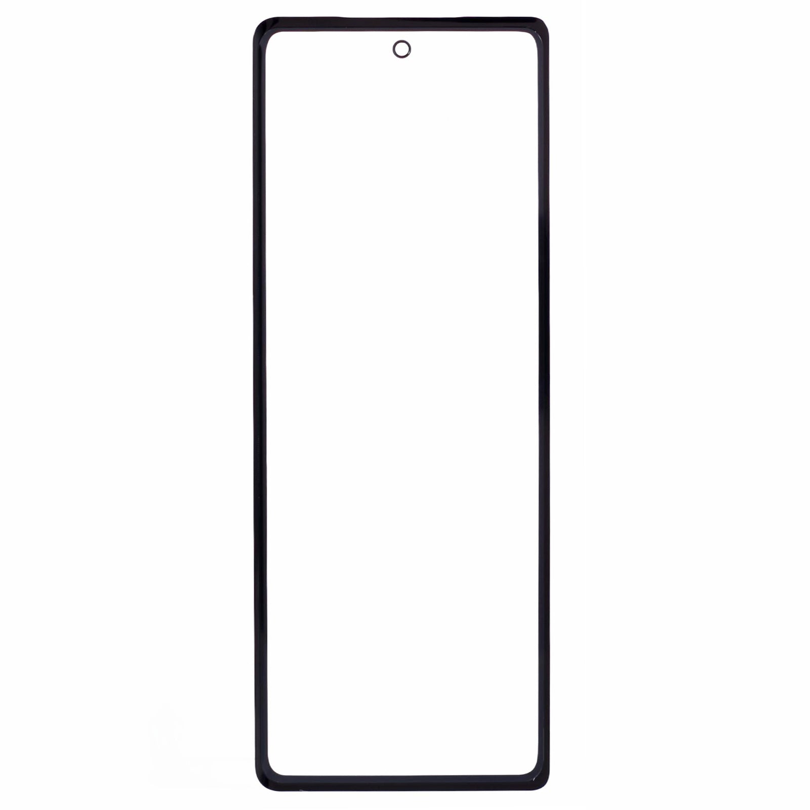 For Samsung Galaxy Z Fold2 5G F916 Front Screen Glass Lens + OCA Adhesive Part (Small Screen) (without Logo)