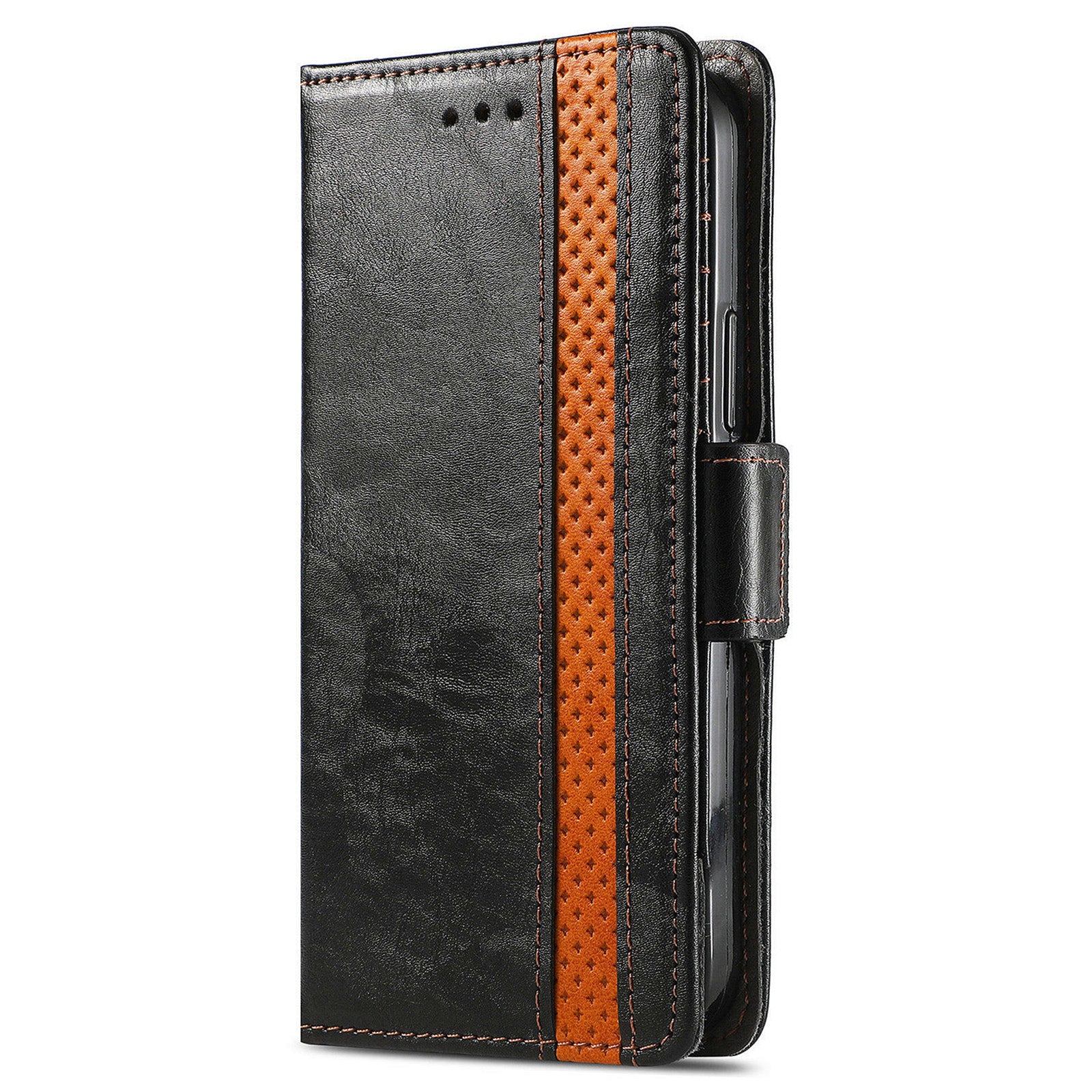 CASENEO 002 Series For Samsung Galaxy A35 5G Case RFID Blocking PU Leather Stand Flip Phone Cover