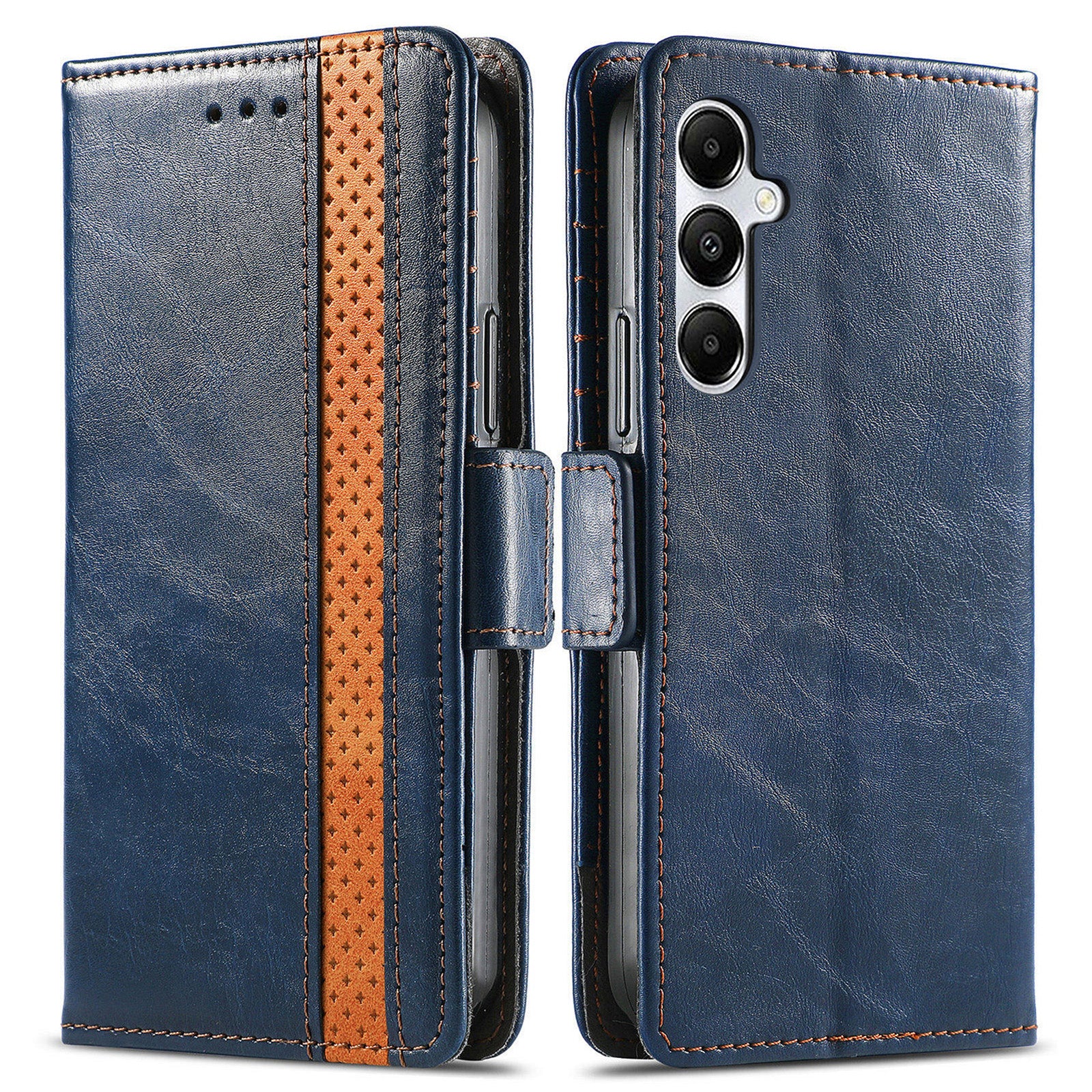 CASENEO 002 Series For Samsung Galaxy A35 5G Case RFID Blocking PU Leather Stand Flip Phone Cover