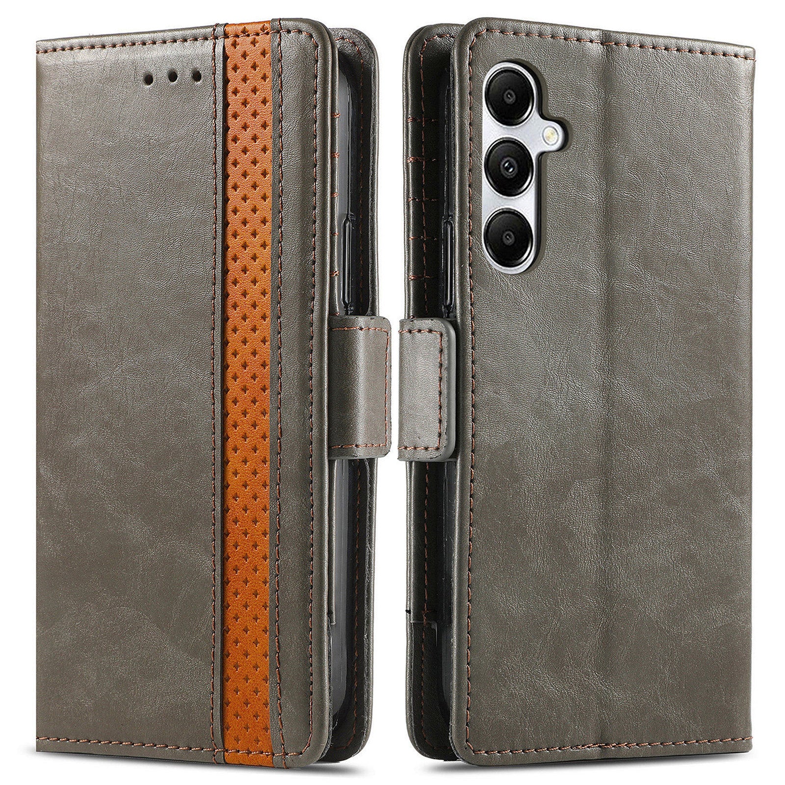 CASENEO 002 Series For Samsung Galaxy A35 5G Case RFID Blocking PU Leather Stand Flip Phone Cover