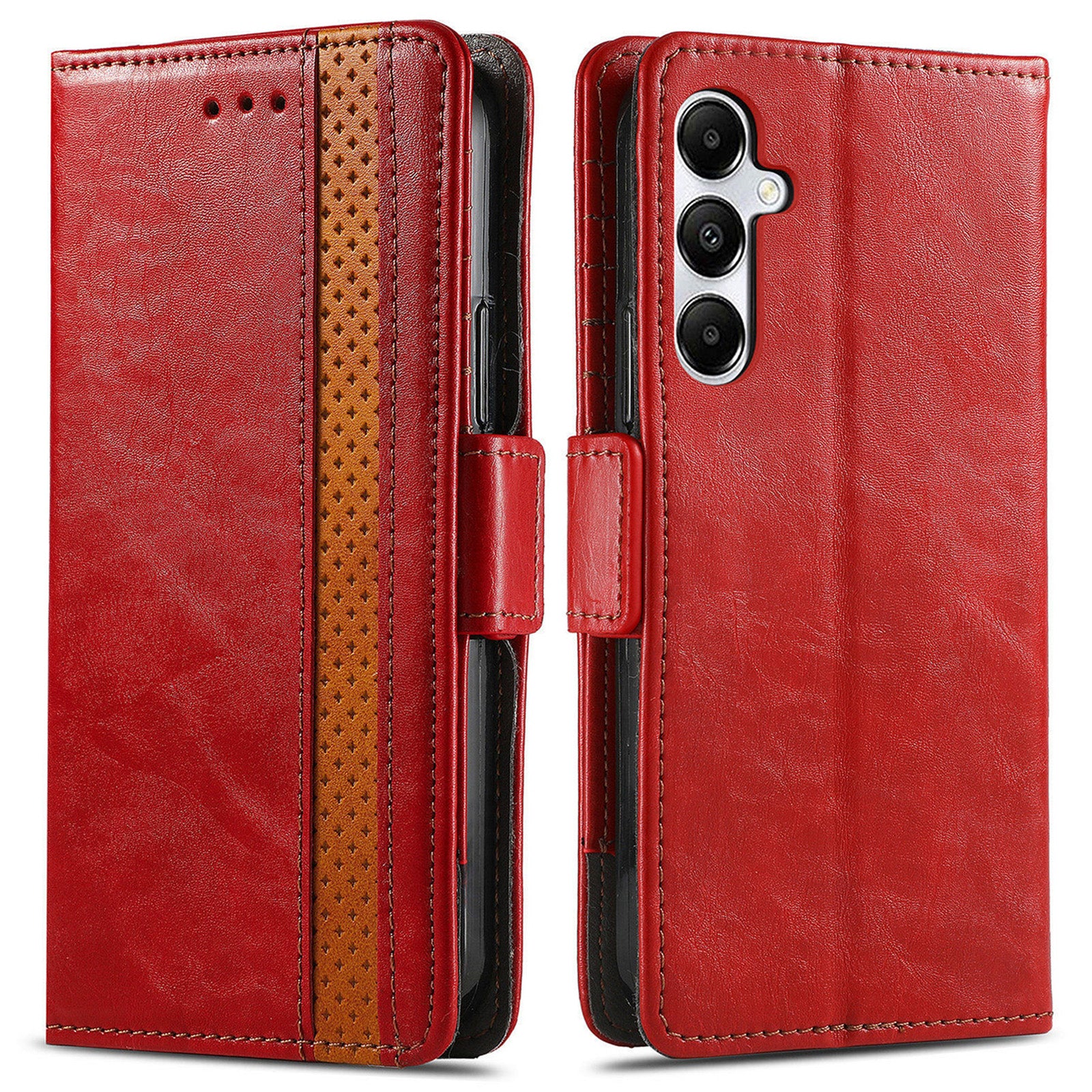 CASENEO 002 Series For Samsung Galaxy A35 5G Case RFID Blocking PU Leather Stand Flip Phone Cover