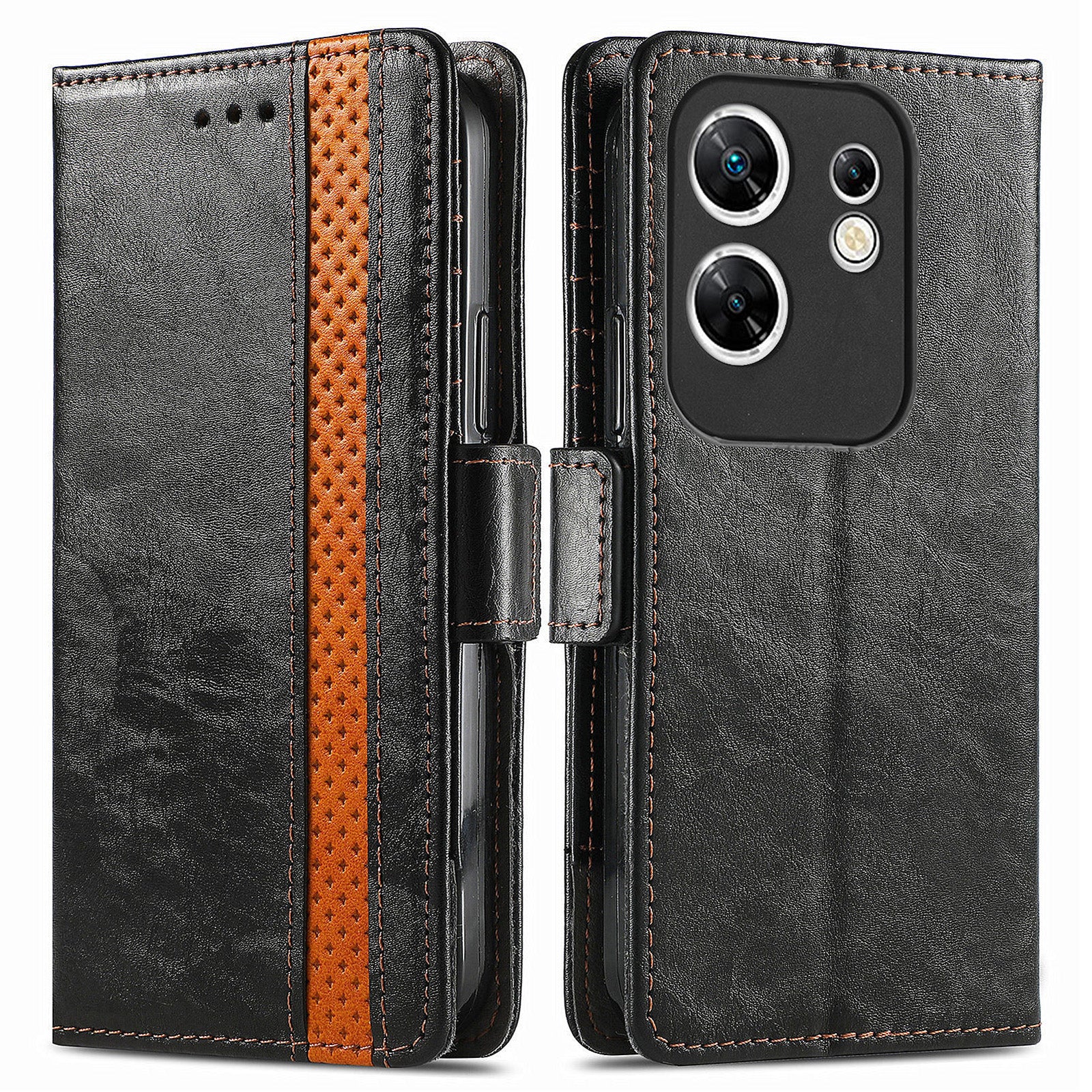 CASENEO 002 Series For Transsion Infinix Zero 30 4G Case RFID Blocking PU Leather Wallet Phone Cover