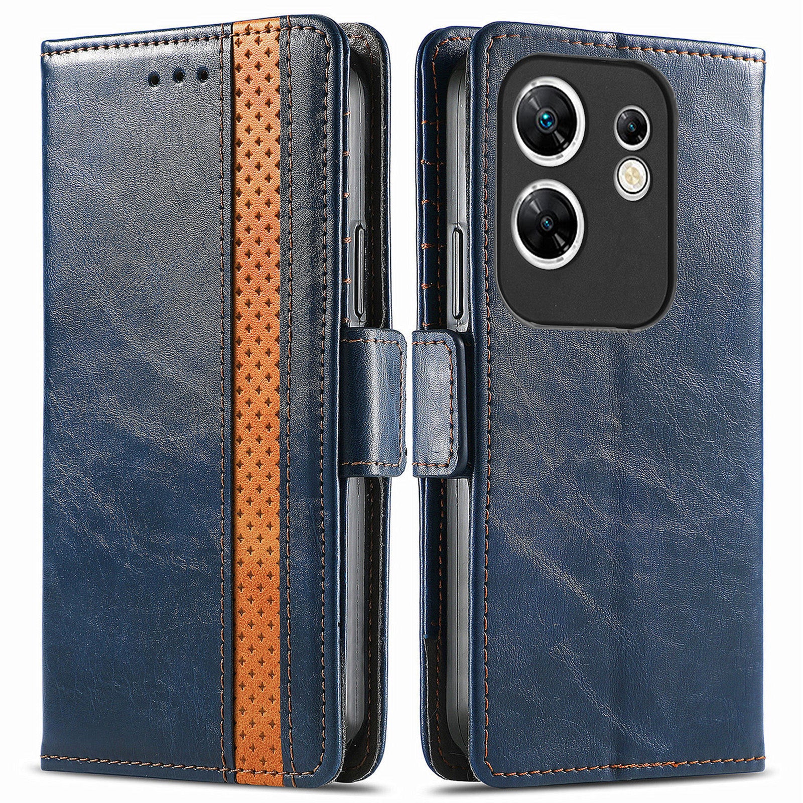 CASENEO 002 Series For Transsion Infinix Zero 30 4G Case RFID Blocking PU Leather Wallet Phone Cover