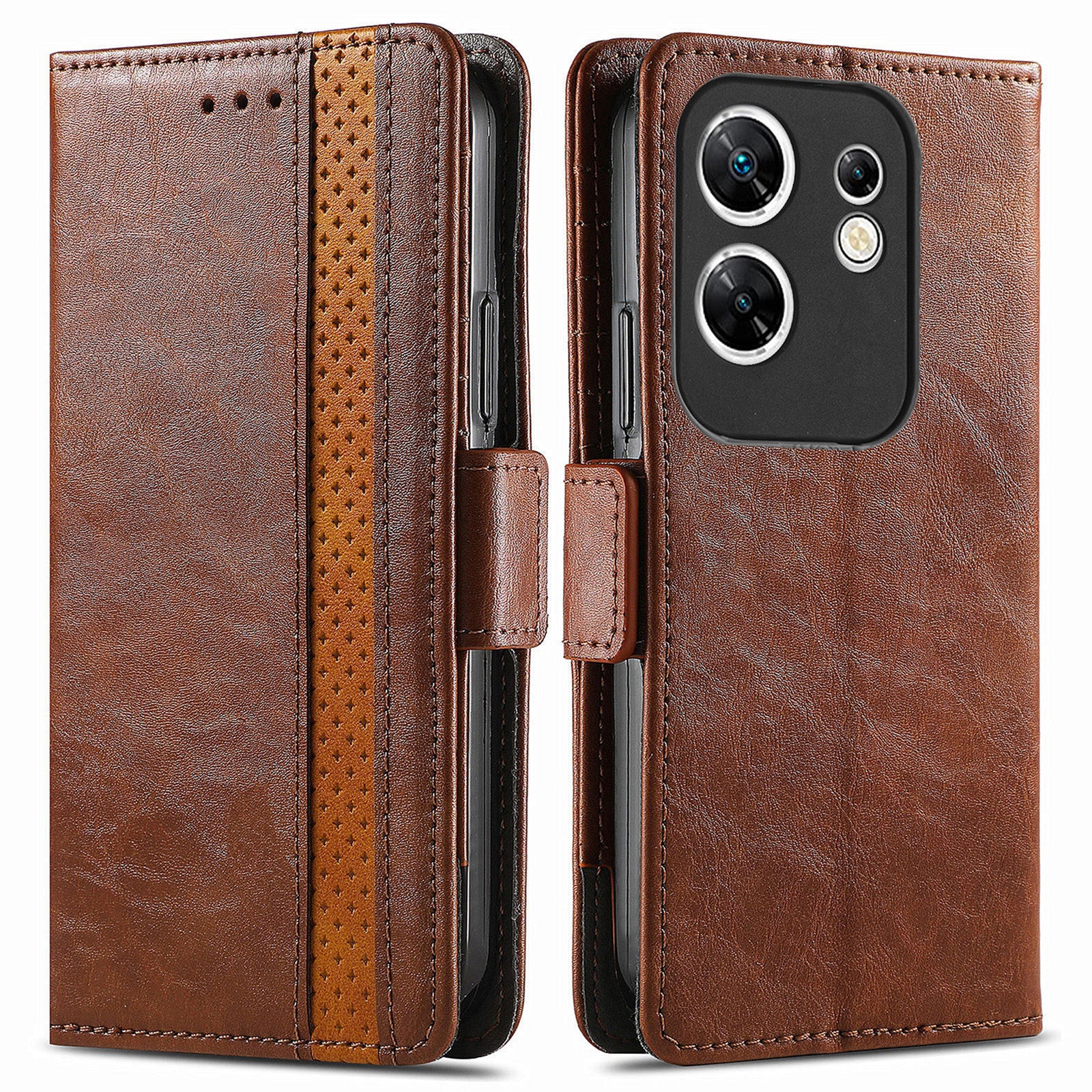 CASENEO 002 Series For Transsion Infinix Zero 30 4G Case RFID Blocking PU Leather Wallet Phone Cover