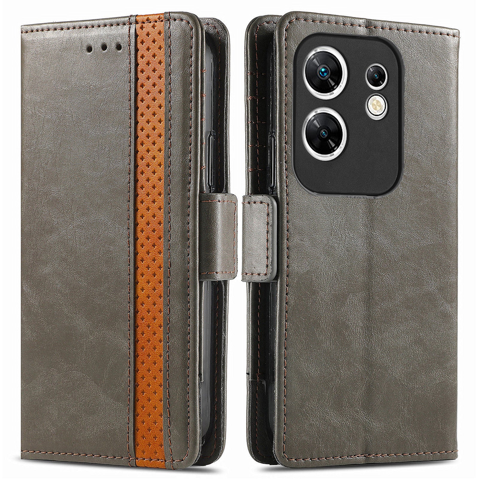 CASENEO 002 Series For Transsion Infinix Zero 30 4G Case RFID Blocking PU Leather Wallet Phone Cover