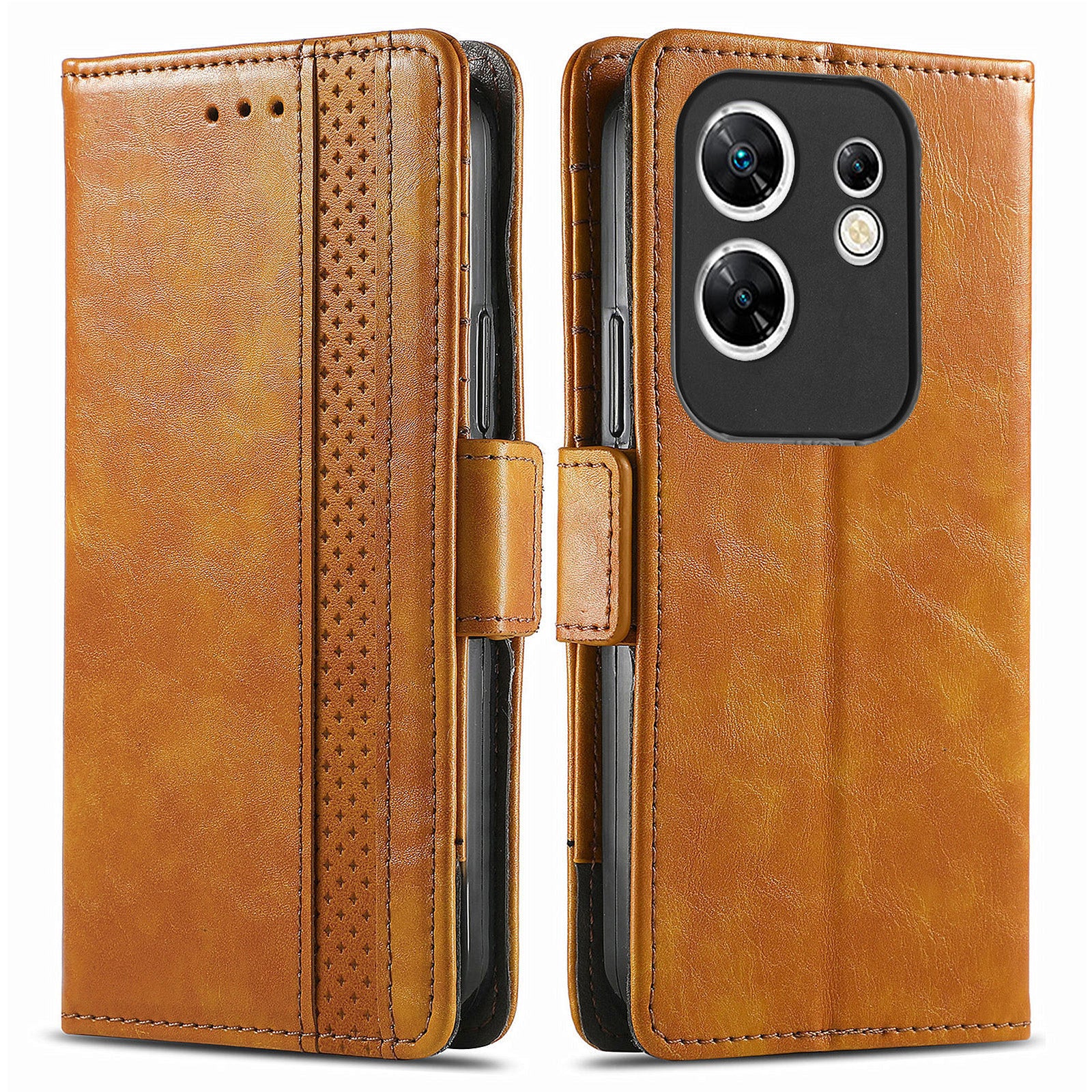 CASENEO 002 Series For Transsion Infinix Zero 30 4G Case RFID Blocking PU Leather Wallet Phone Cover
