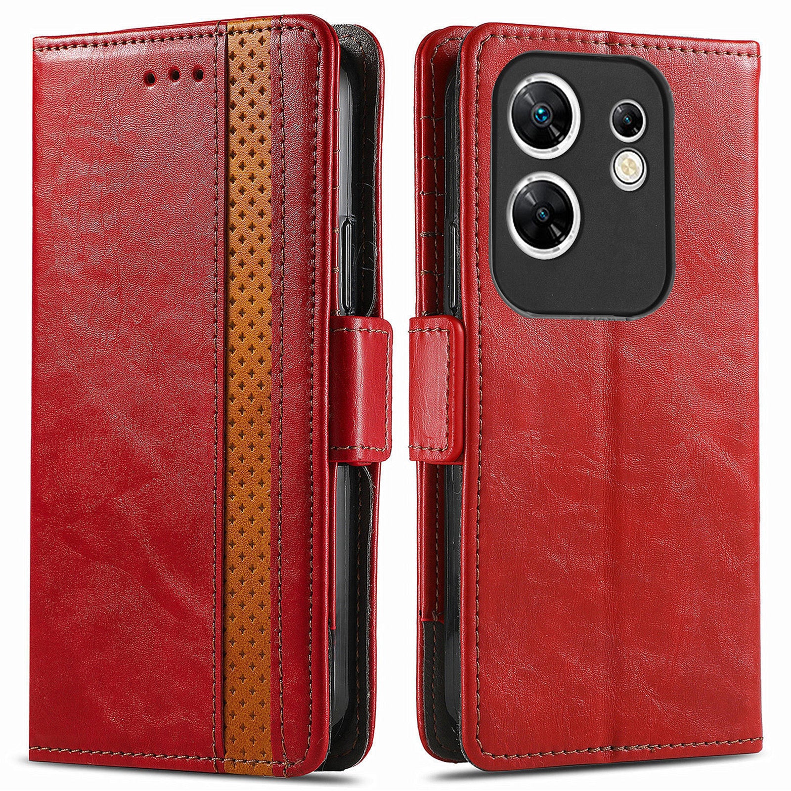 CASENEO 002 Series For Transsion Infinix Zero 30 4G Case RFID Blocking PU Leather Wallet Phone Cover