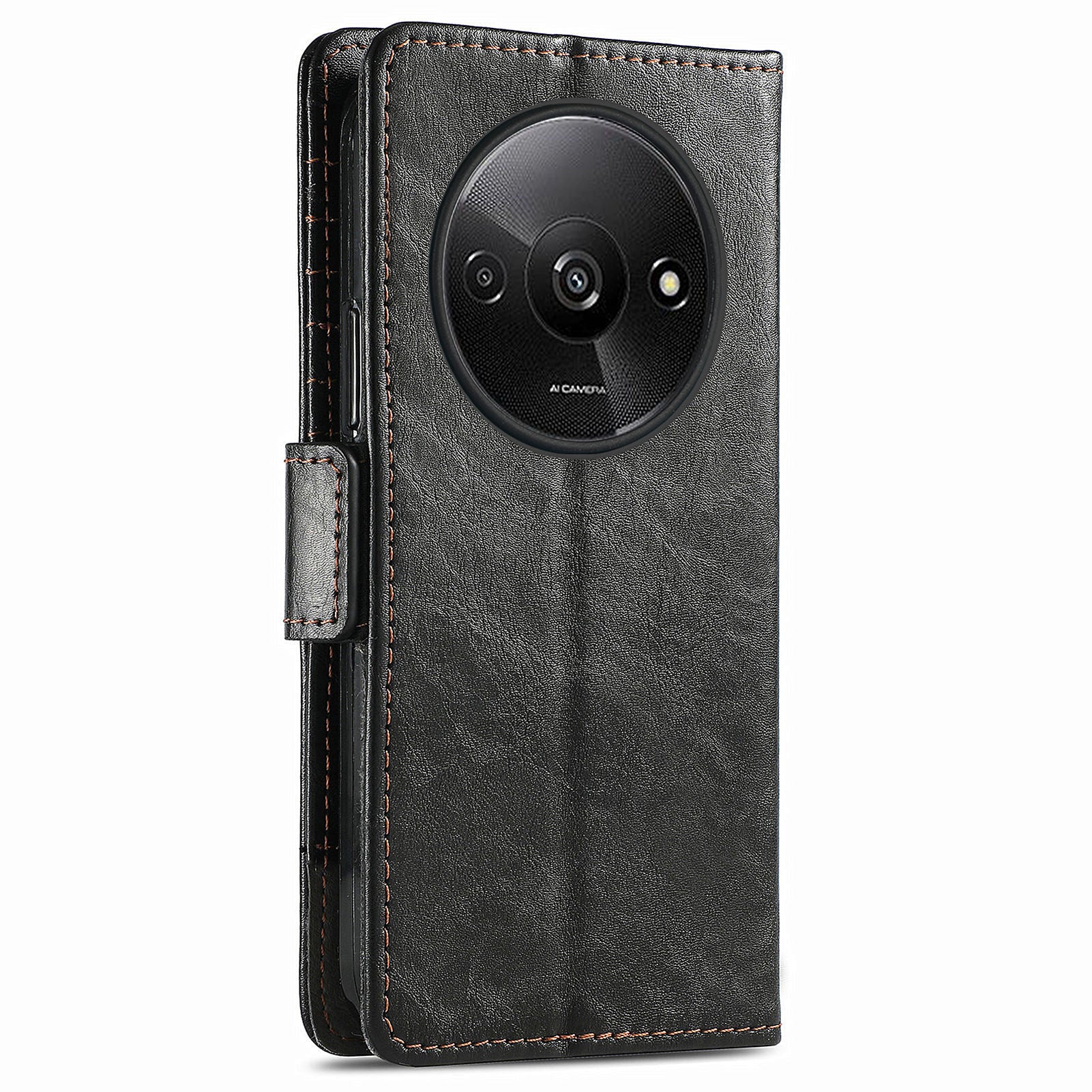CASENEO 002 Series For Xiaomi Redmi A3 / Poco C61 4G Case PU Leather Protective Wallet Phone Cover
