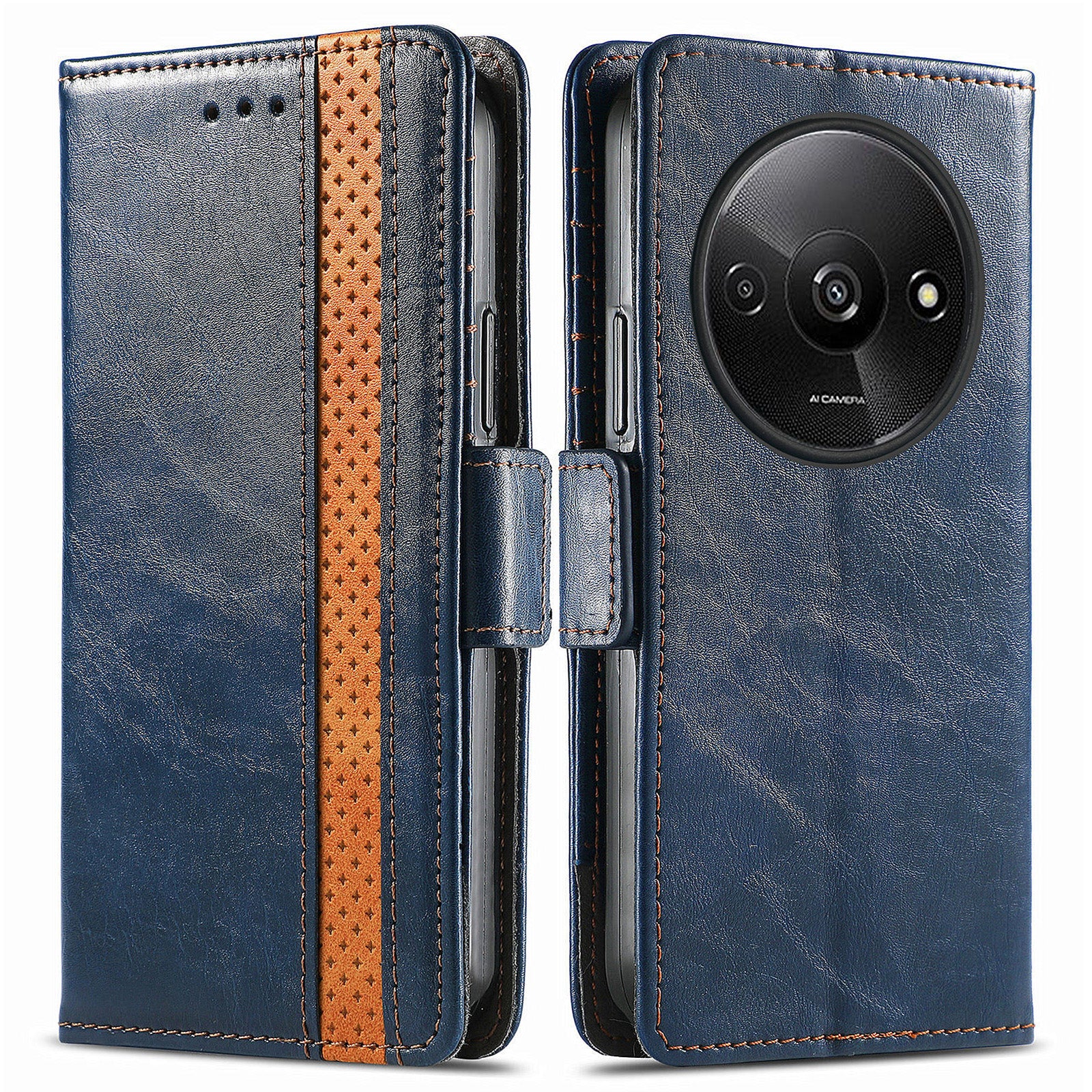 CASENEO 002 Series For Xiaomi Redmi A3 / Poco C61 4G Case PU Leather Protective Wallet Phone Cover