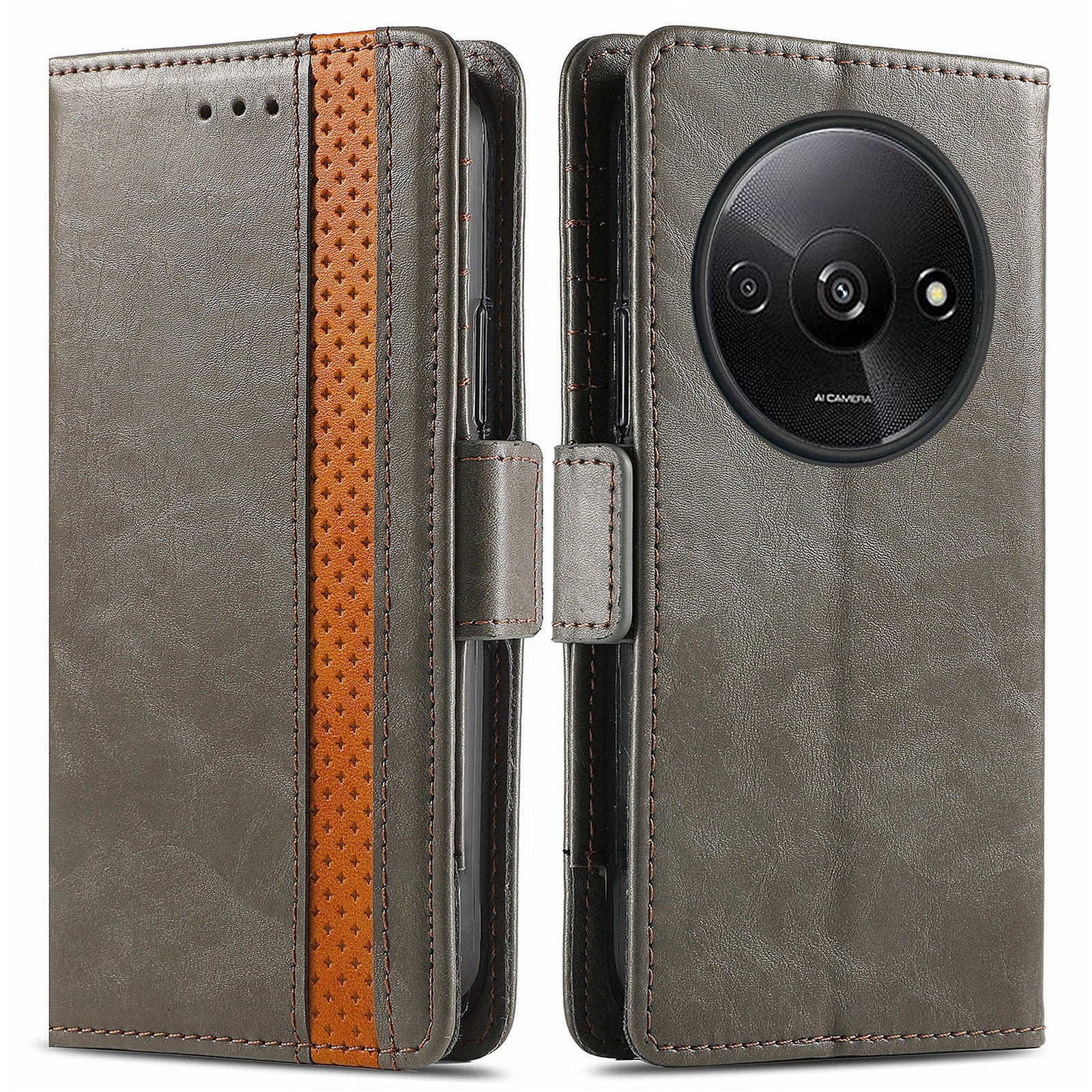 CASENEO 002 Series For Xiaomi Redmi A3 / Poco C61 4G Case PU Leather Protective Wallet Phone Cover