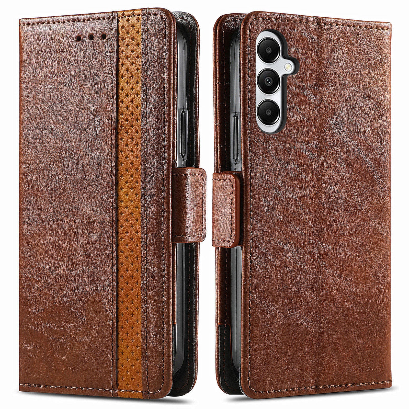 CASENEO 002 Series For Samsung Galaxy A05s 4G Case RFID Blocking PU Leather Flip Phone Cover