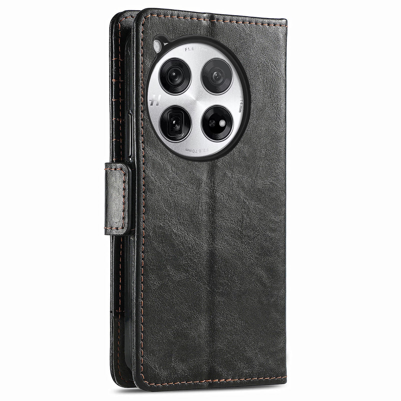 CASENEO 002 Series For OnePlus 12 5G Case Stand Flip PU Leather RFID Blocking Phone Cover