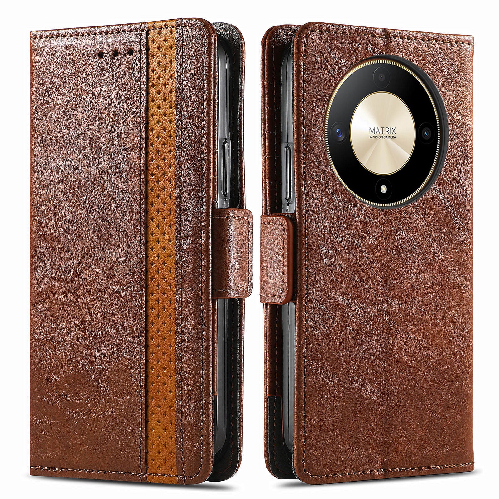 CASENEO 002 Series For Honor X9b 5G / X50 5G / Magic6 Lite 5G Leather Wallet Case Stand Phone Cover