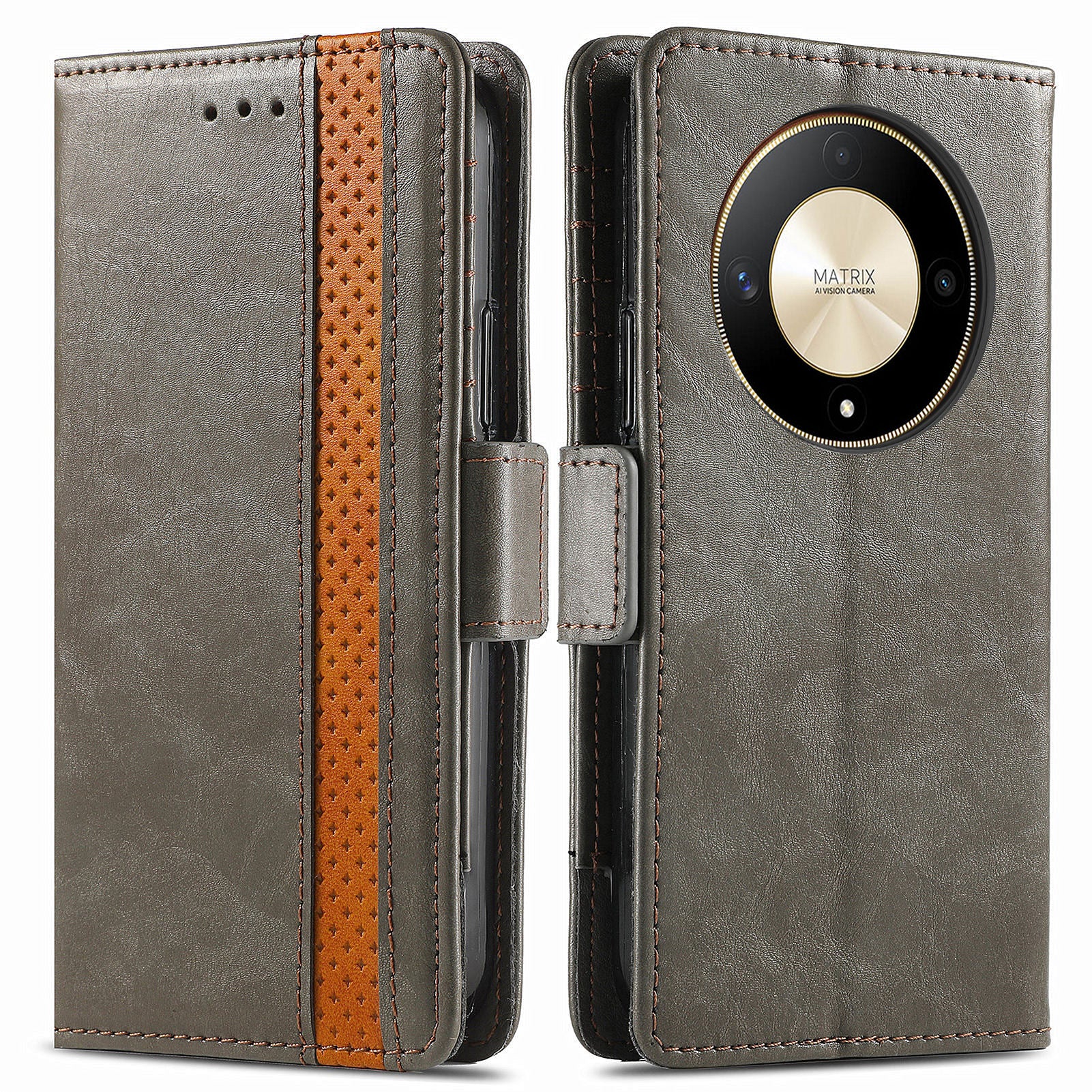 CASENEO 002 Series For Honor X9b 5G / X50 5G / Magic6 Lite 5G Leather Wallet Case Stand Phone Cover