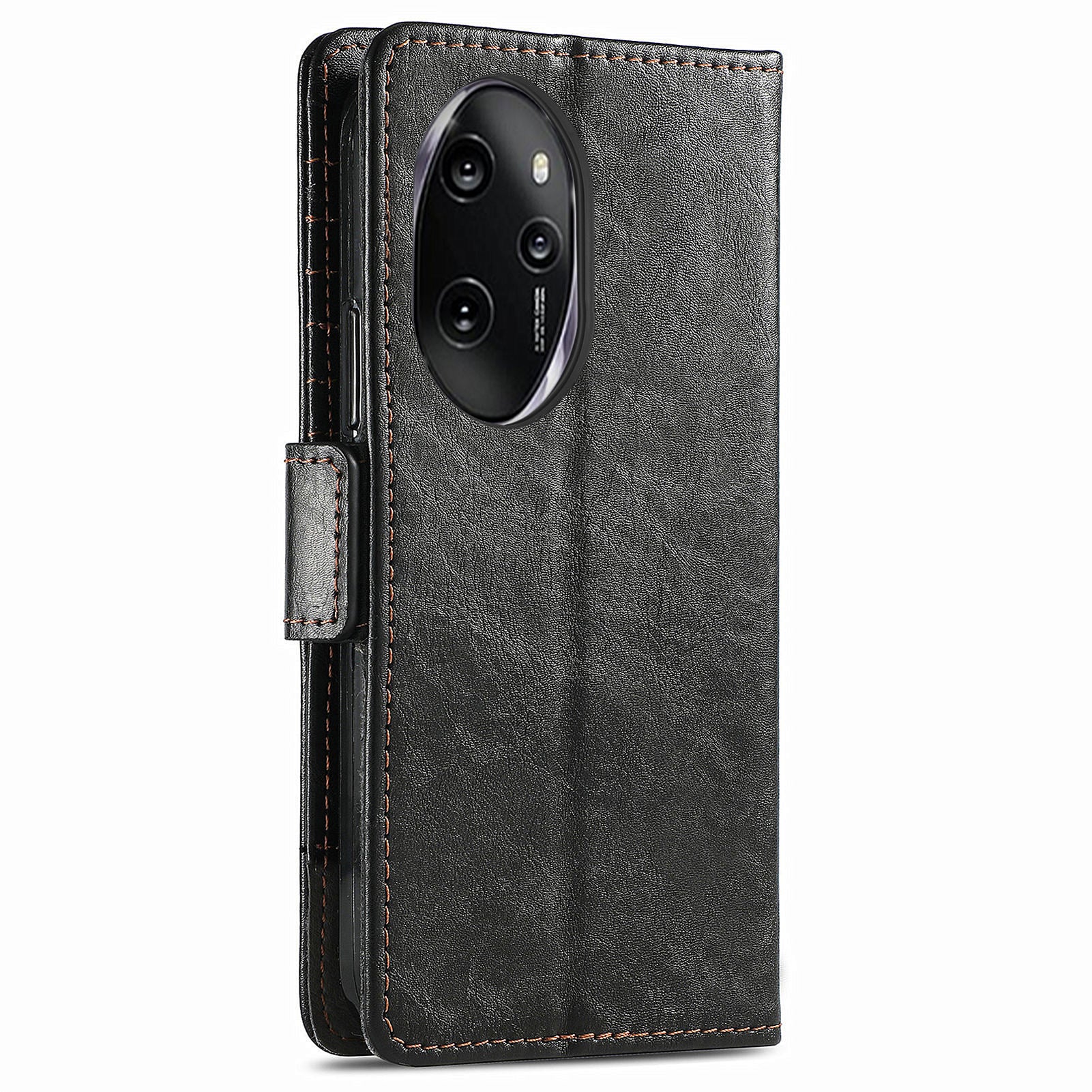 CASENEO 002 Series For Honor 100 Pro 5G Wallet Case RFID Blocking PU Leather Phone Cover