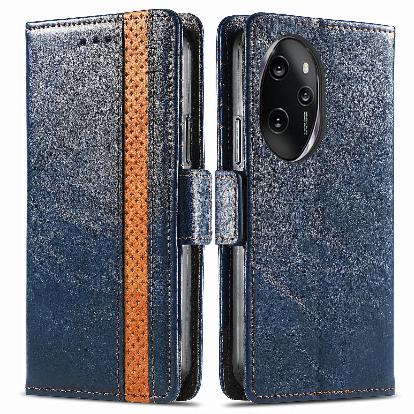 CASENEO 002 Series For Honor 100 Pro 5G Wallet Case RFID Blocking PU Leather Phone Cover