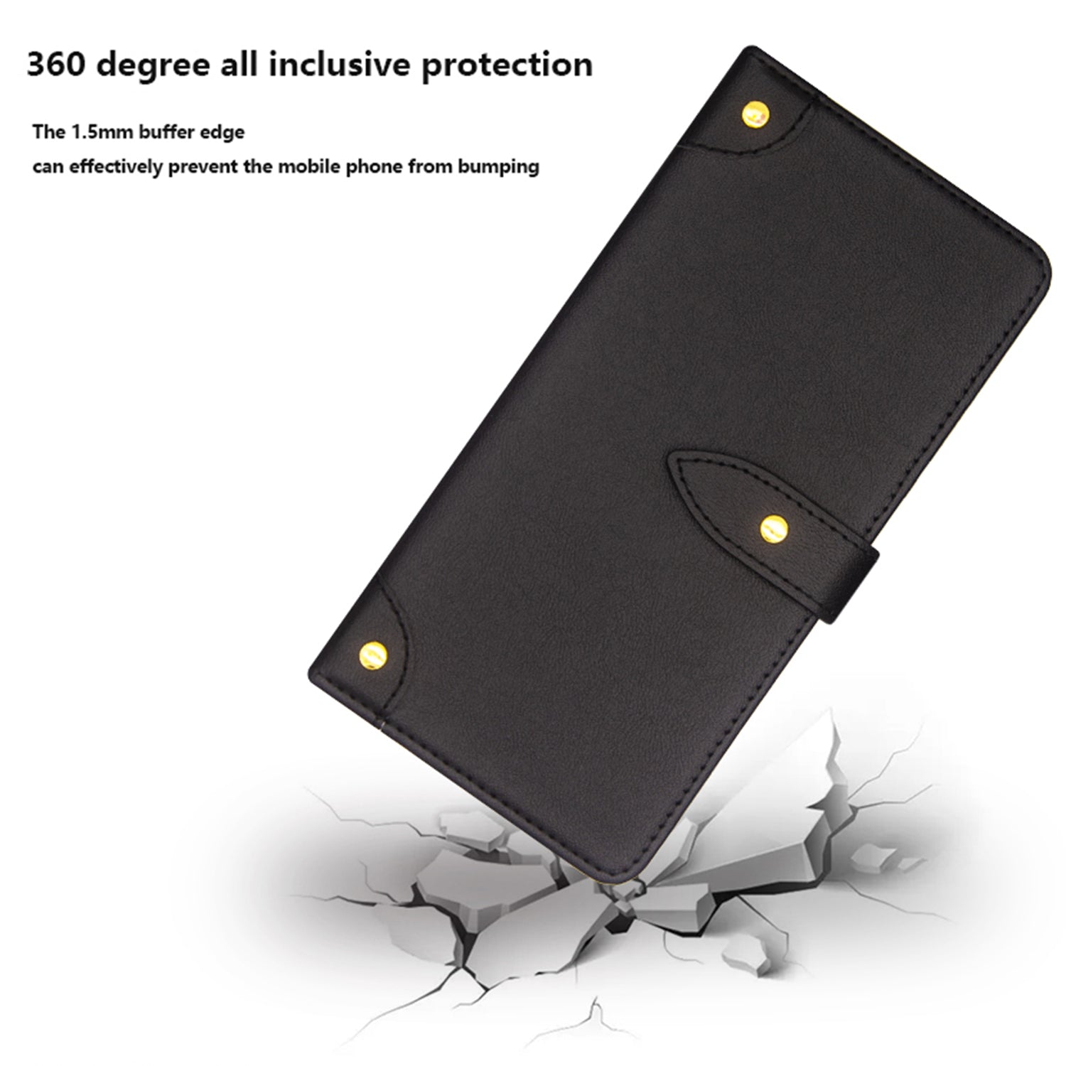 IDEWEI For Google Pixel 8a Case Stand PU Leather+TPU Scratch-proof Phone Cover