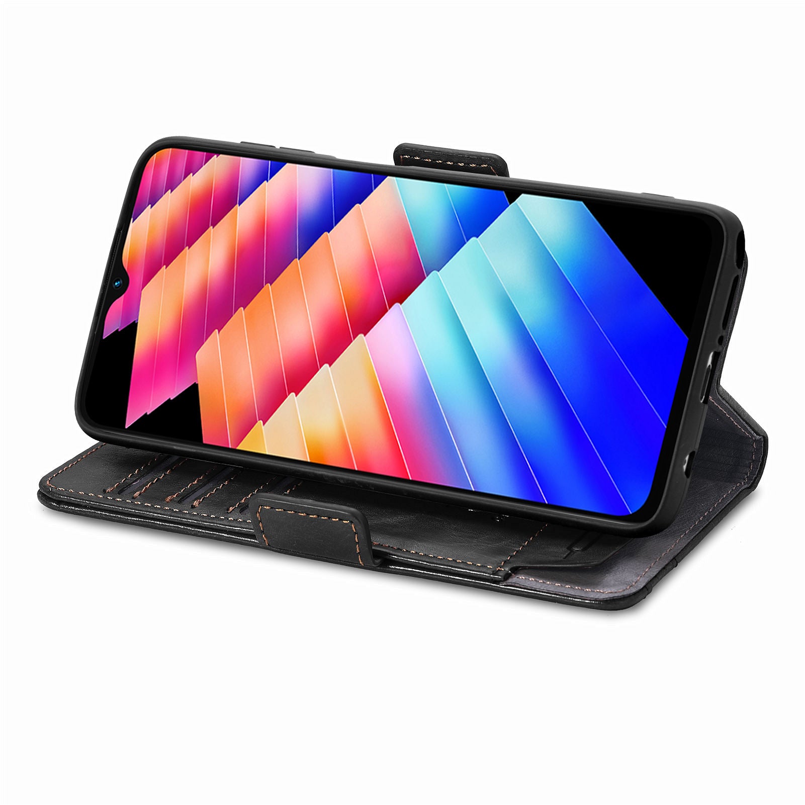 CASENEO 002 Series For Transsion Infinix Hot 30i Case PU Leather Flip Shockproof Phone Cover RFID Blocking