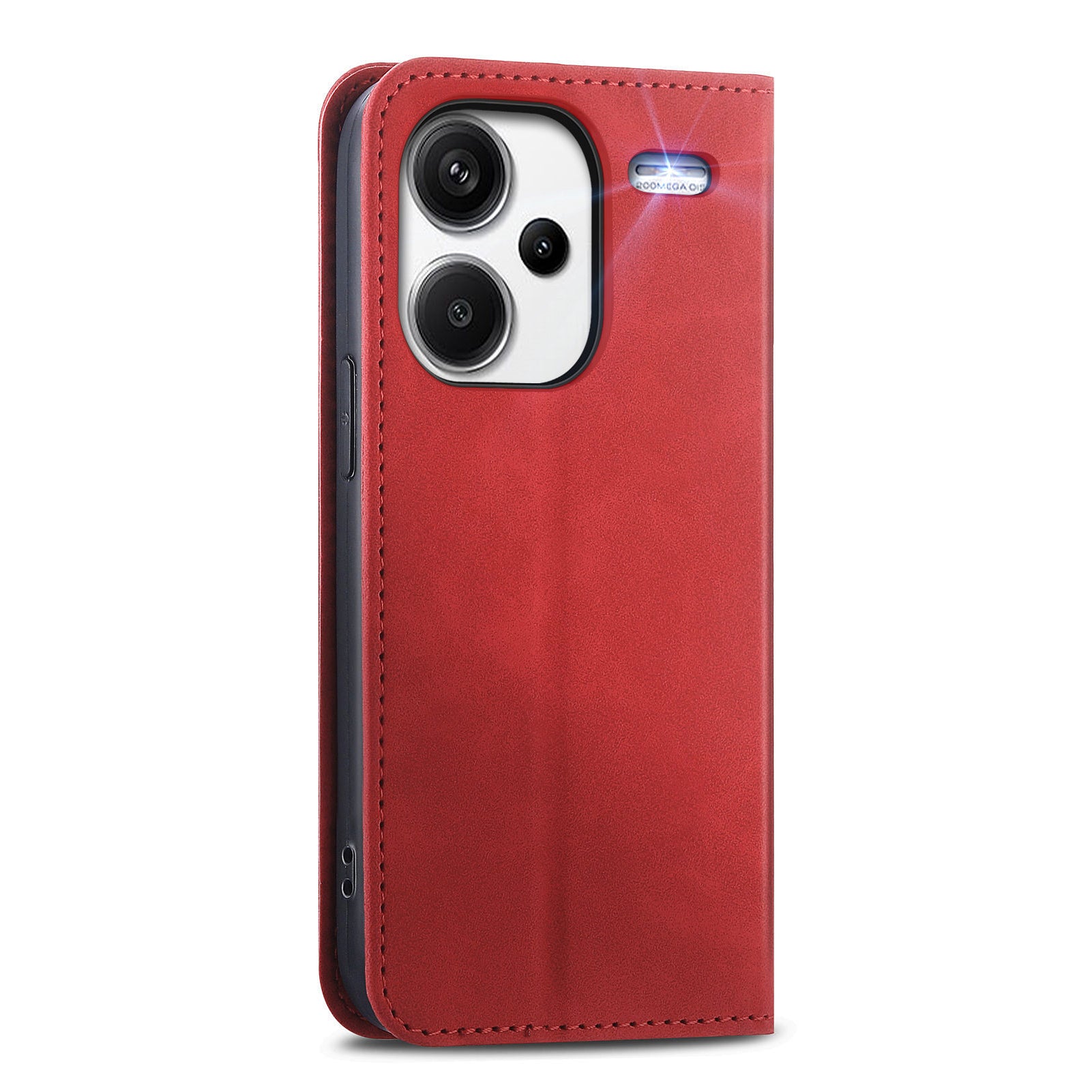 For Xiaomi Redmi Note 13 Pro+ 5G Leather Wallet Case Magnetic Closing Skin-touch Phone Cover