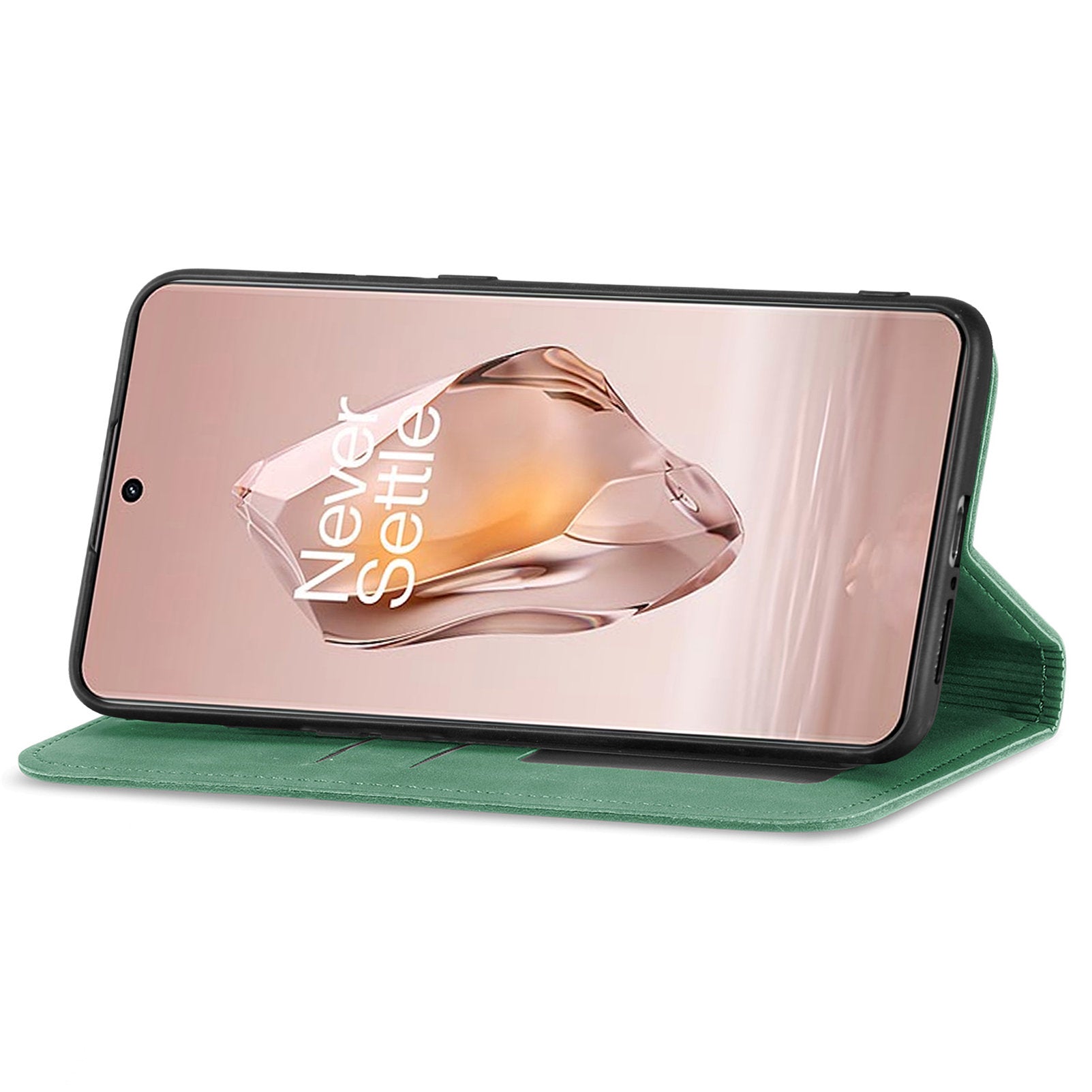 For OnePlus Ace 3 5G / 12R 5G Phone Case Magnetic Auto Closing Skin-touch Cover