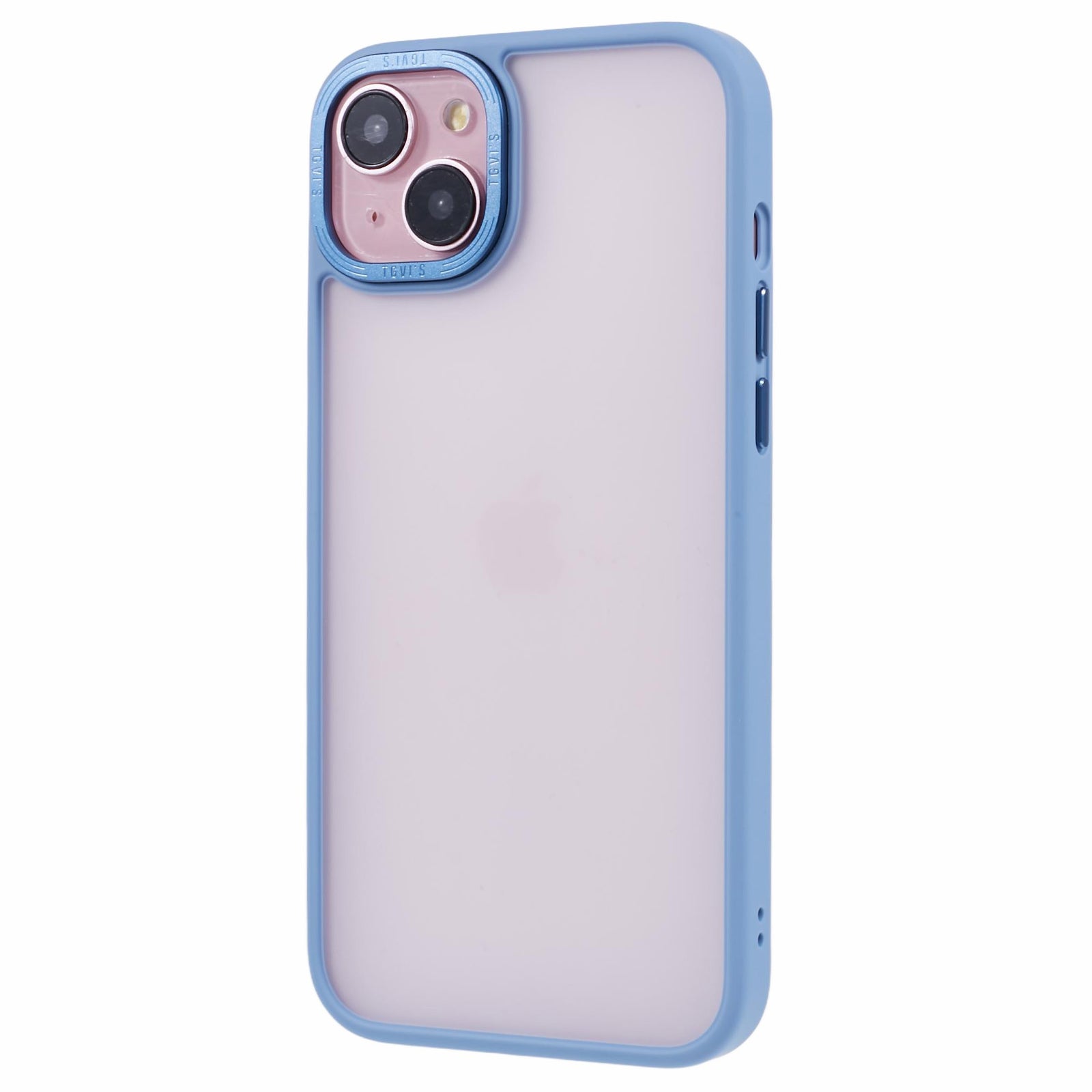 TGVI'S Vibrant Series For iPhone 14 Plus Phone Case Bump Proof PC+TPU Metal Camera Ring Shell