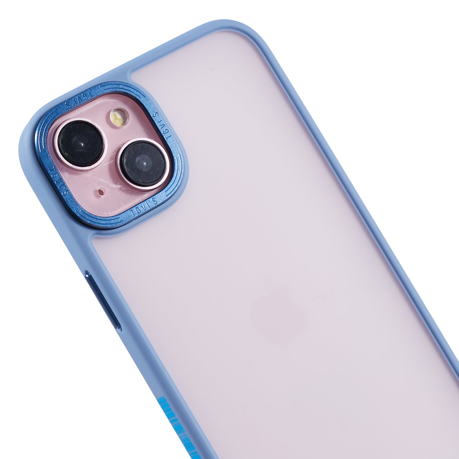 TGVI'S Vibrant Series For iPhone 14 Plus Phone Case Bump Proof PC+TPU Metal Camera Ring Shell