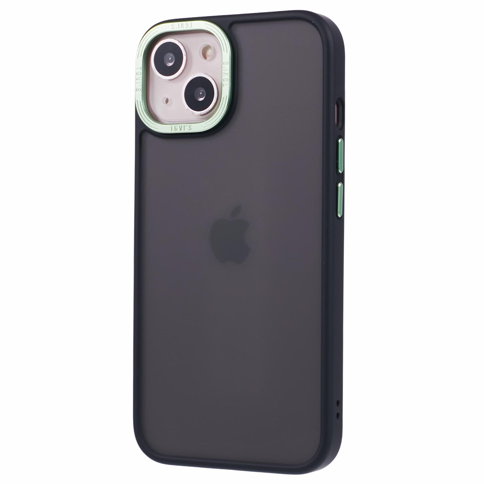 TGVI'S Vibrant Series For iPhone 14 Plus Phone Case Bump Proof PC+TPU Metal Camera Ring Shell