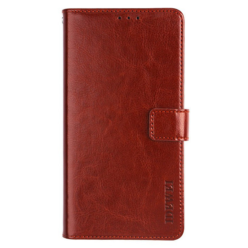 IDEWEI For vivo V30 5G Case Crazy Horse Card Holder PU Leather Stand Phone Cover
