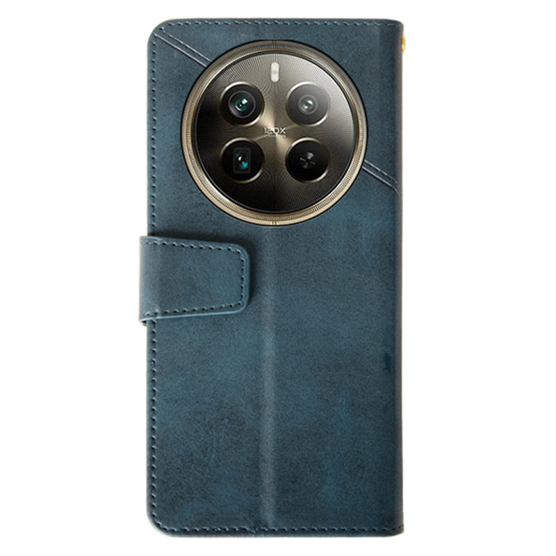 IDEWEI For Realme 12 Pro 5G / 12 Pro+ 5G Case Scratch-resistant Wallet Calf Texture Phone Cover