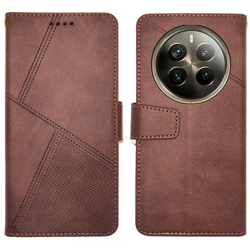 IDEWEI For Realme 12 Pro 5G / 12 Pro+ 5G Case Scratch-resistant Wallet Calf Texture Phone Cover